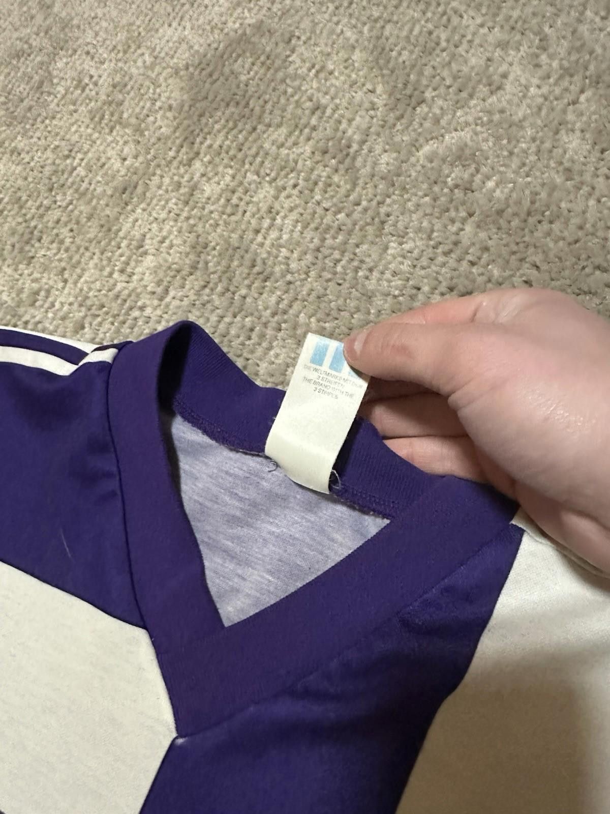 Adidas 1991/93 ADIDAS TEMPLATE FOOTBAL SHIRT SOCCER JERSEY L/S Size US M / EU 48-50 / 2 - 7 Thumbnail