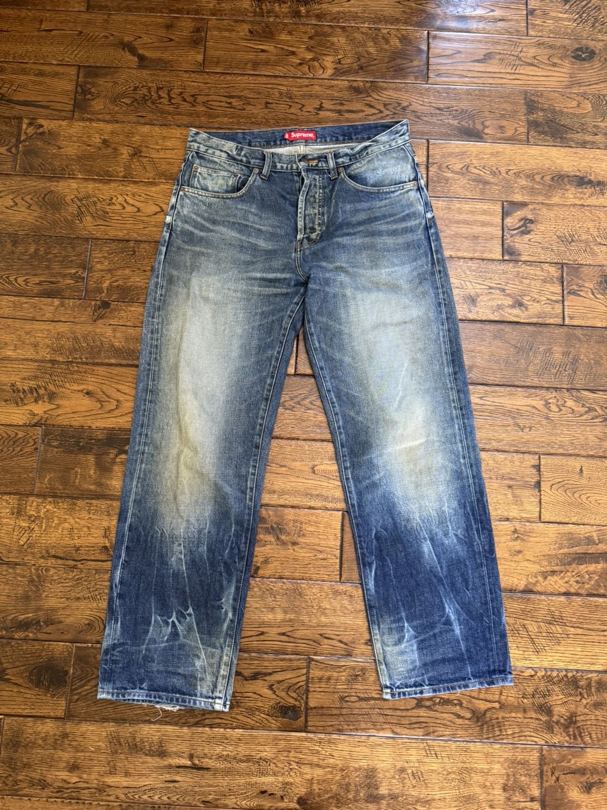 Distressed Loose Fit Selvedge Jean | Grailed