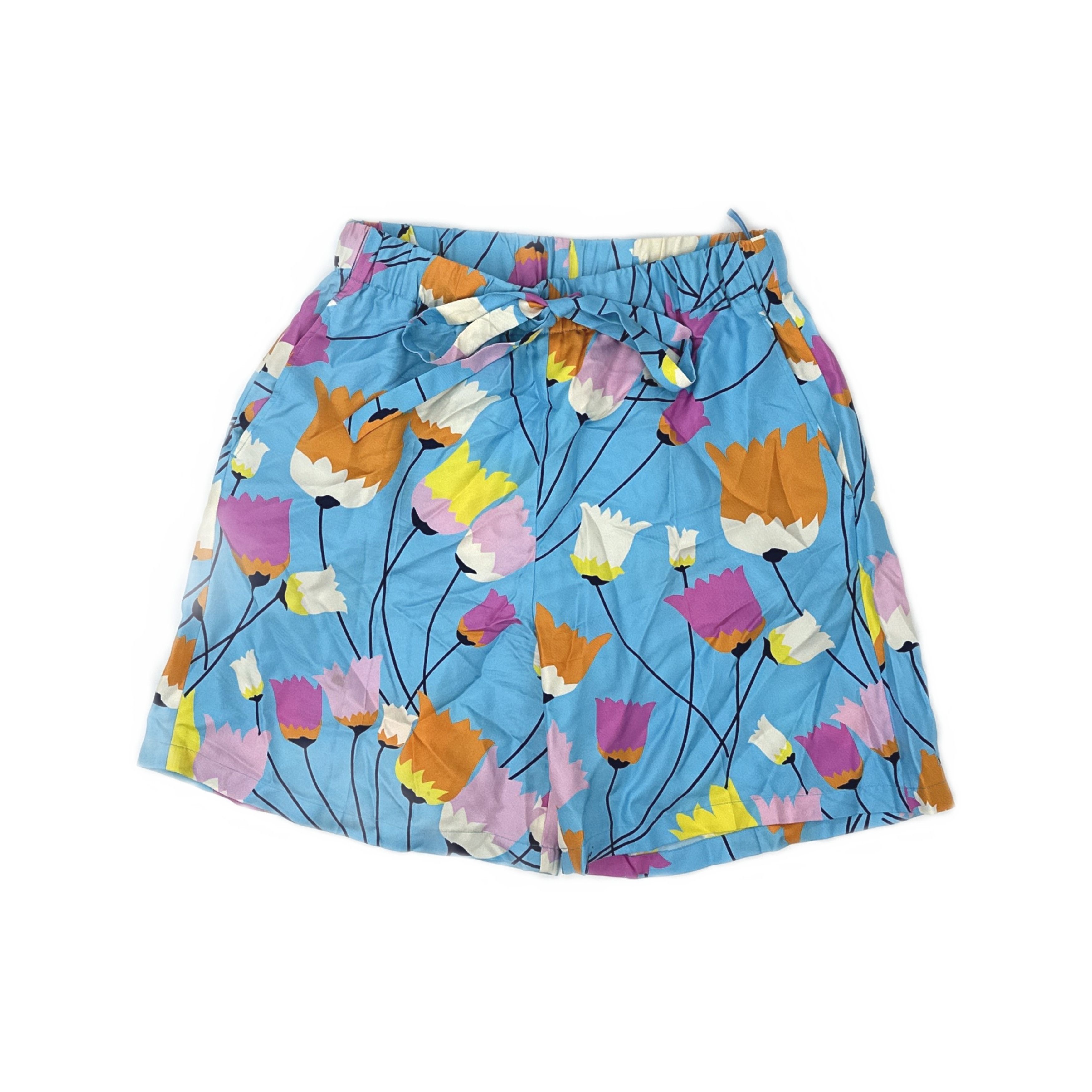 Gucci Gucci Tulip Print Silk Shorts IT 40 Size 27" / US 4 / IT 40 - 1 Thumbnail