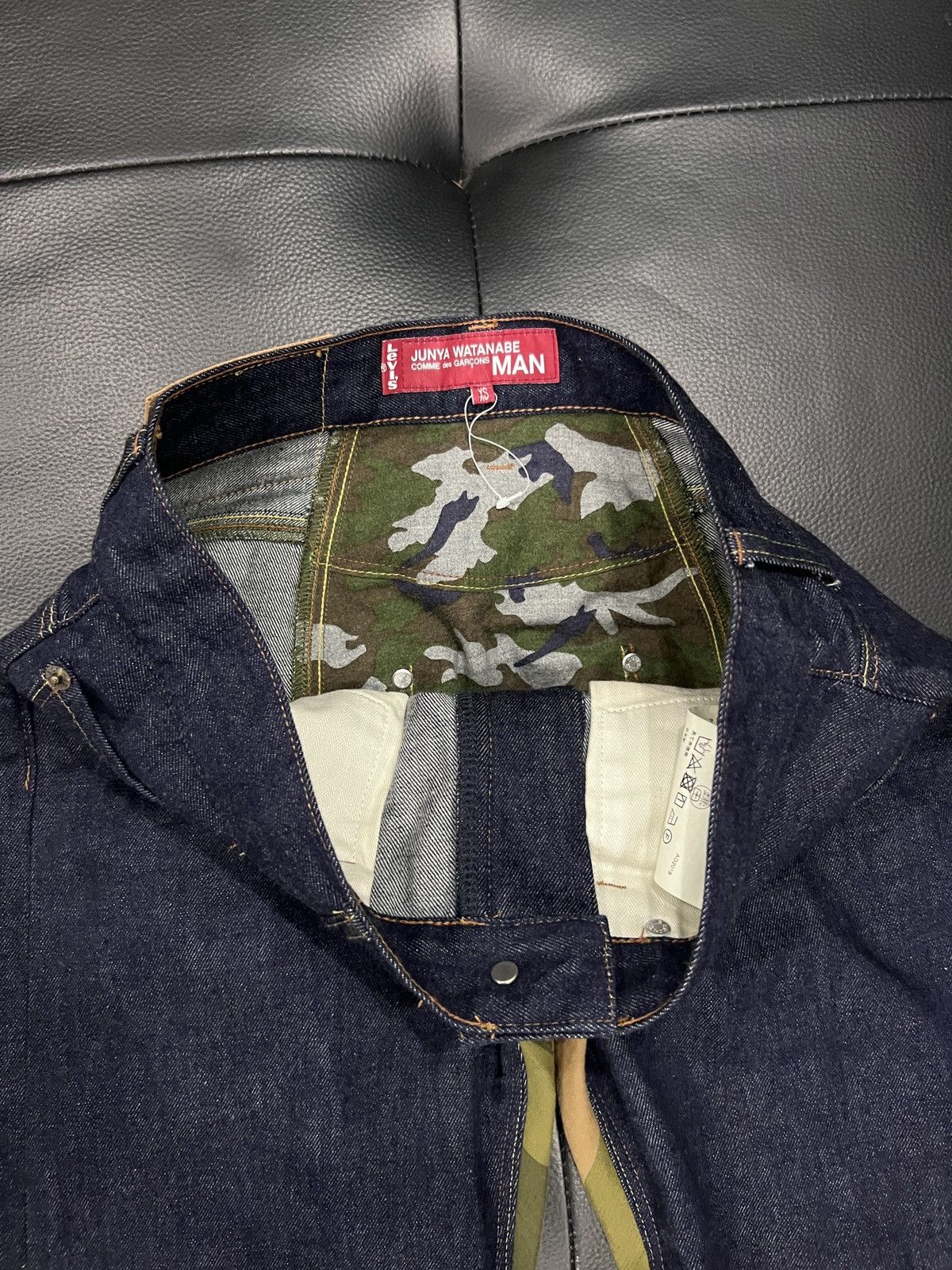 Junya Watanabe × Levi's Junya Watanabe × Levi's Camo Patchwork Denim Size US XS / EU 42 / 0 - 6 Thumbnail