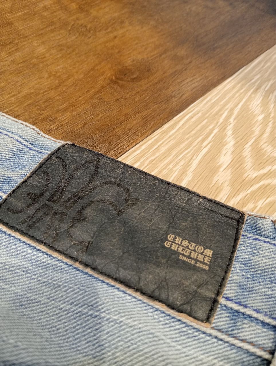 If Six Was Nine JAPANESE CUSTOM CULTURE FLARED JEANS Size US 33 - 17 Thumbnail