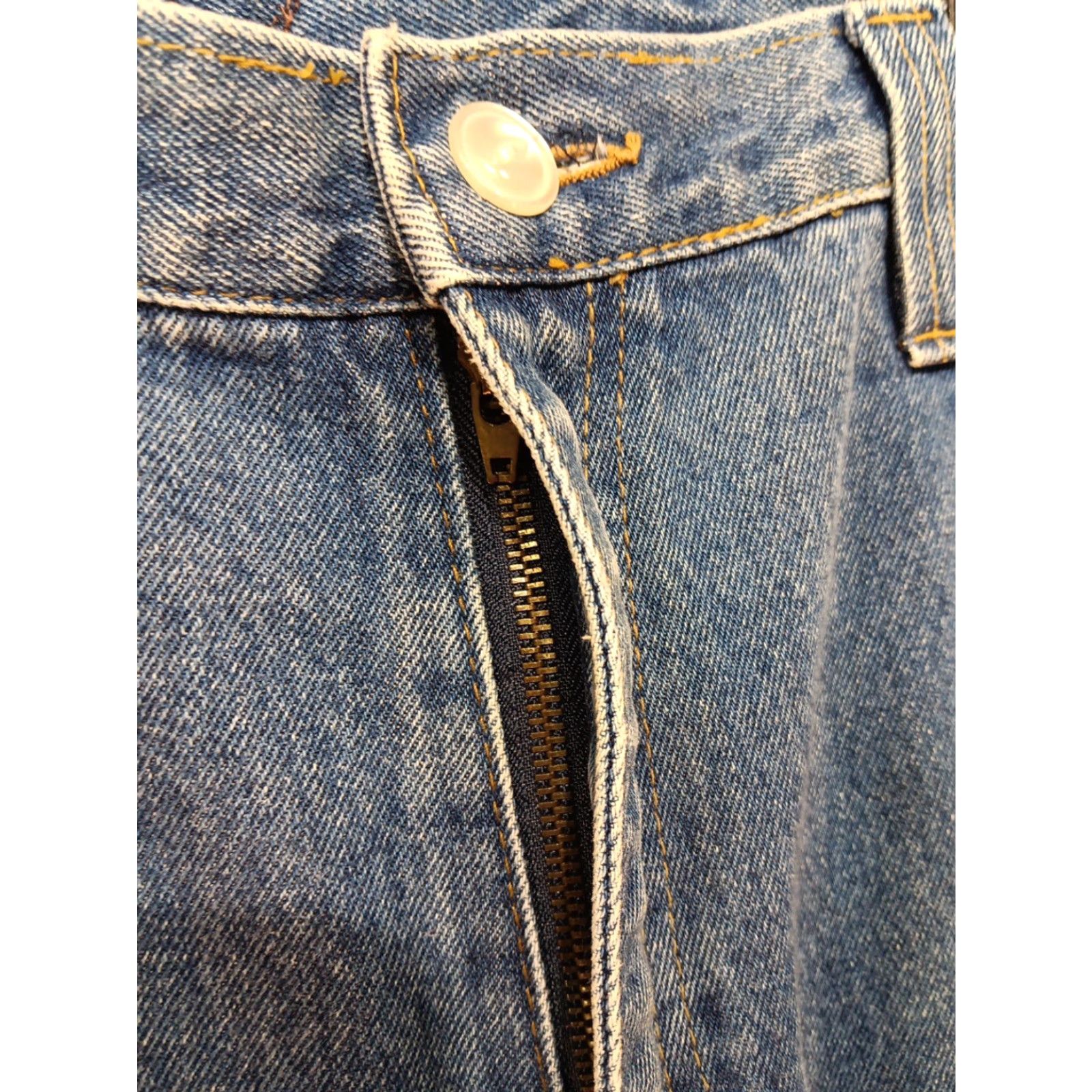 Vintage VINTAGE Iceberg Jeans Carpenter Mens 40 Blue Denim 5-Pocket Cargo Hip Hop Wide Leg Baggy Straight Italy 29in Inseam Size US 40 / EU 56 - 3 Thumbnail
