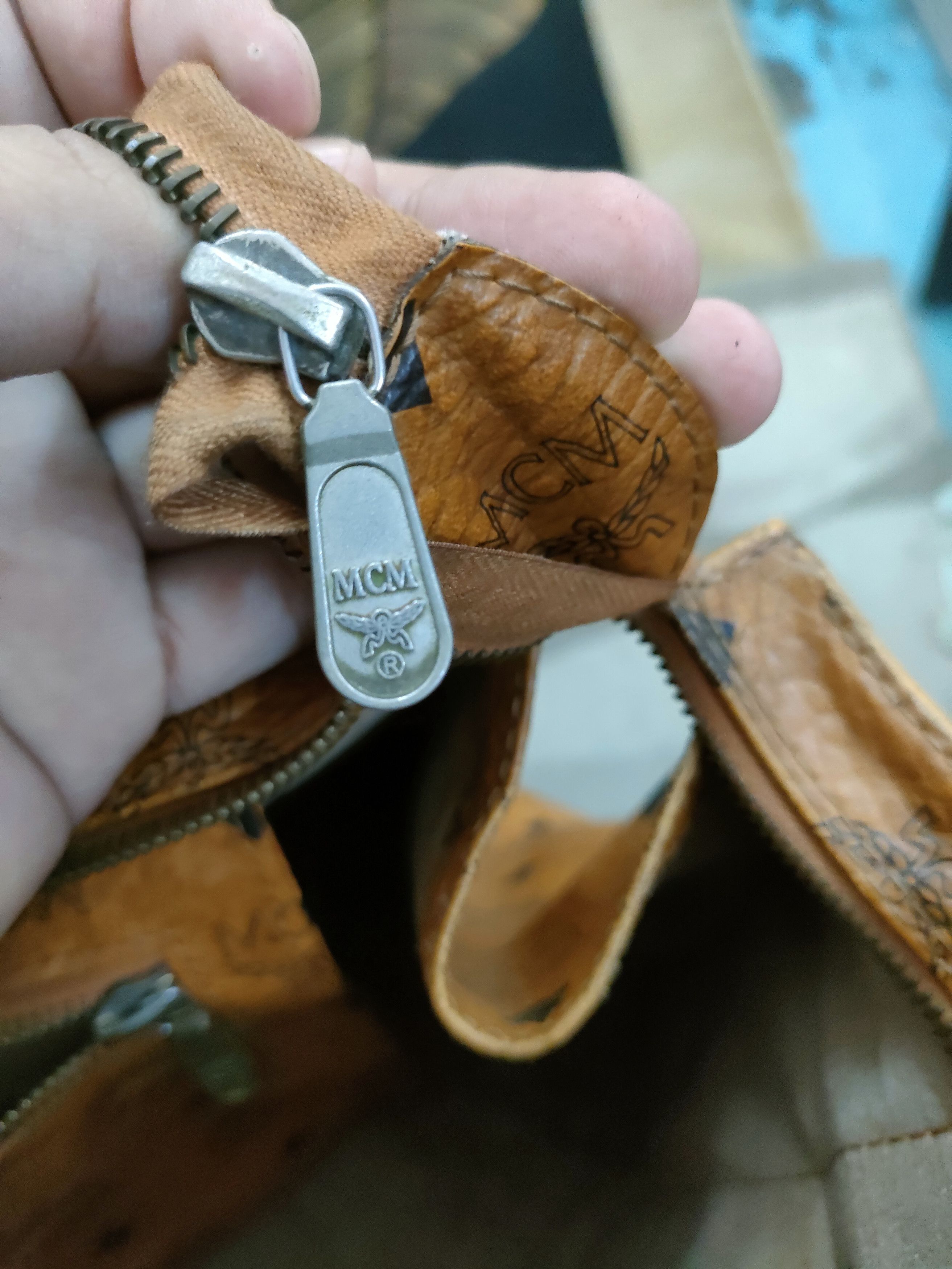 MCM × Vintage Vintage MCM Monogram Tote Bag Size ONE SIZE - 5 Thumbnail