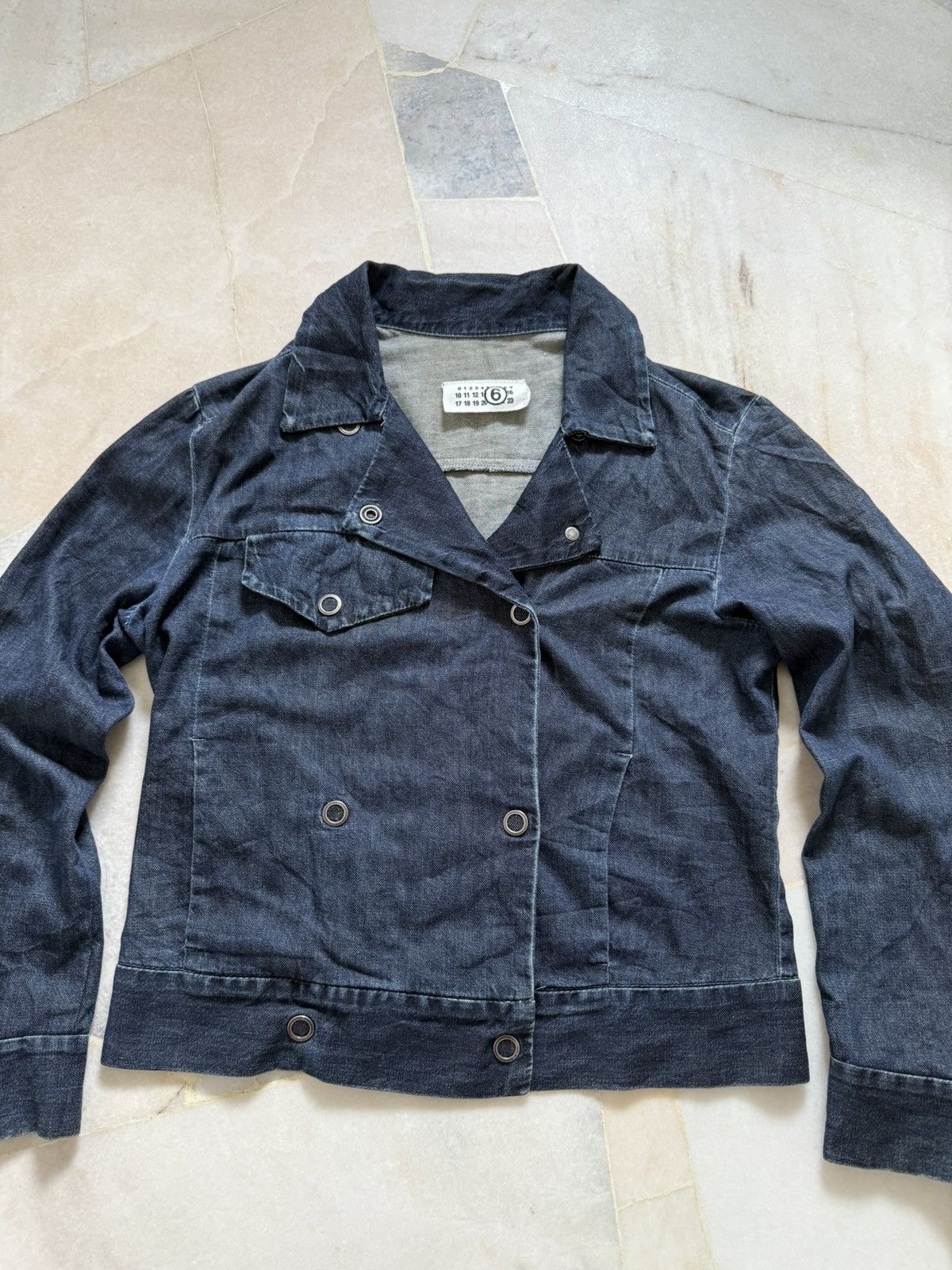 Maison Margiela Maison Margiela MM6 Double Breasted Denim jacket Size M / US 6-8 / IT 42-44 - 4 Thumbnail