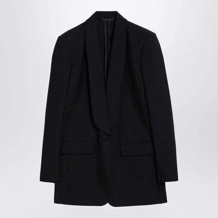 Givenchy o1d2blof0824 Single-breasted Jacket in Black Size S / US 4 / IT 40 - 1 Thumbnail