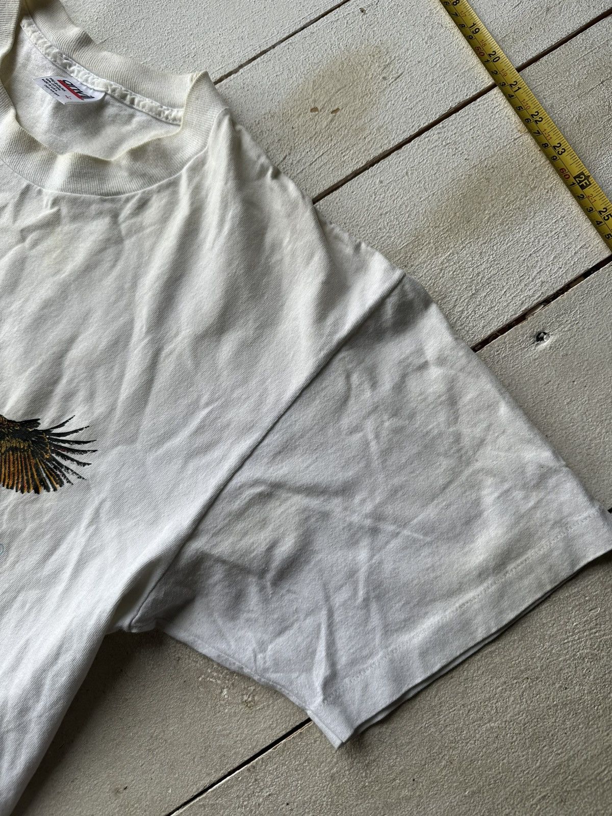 Anvil AIR WAWES🚨USA 1990 BIG LOGO EAGLE FOREVER FREE SINGLE STITCH Size US L / EU 52-54 / 3 - 2 Thumbnail