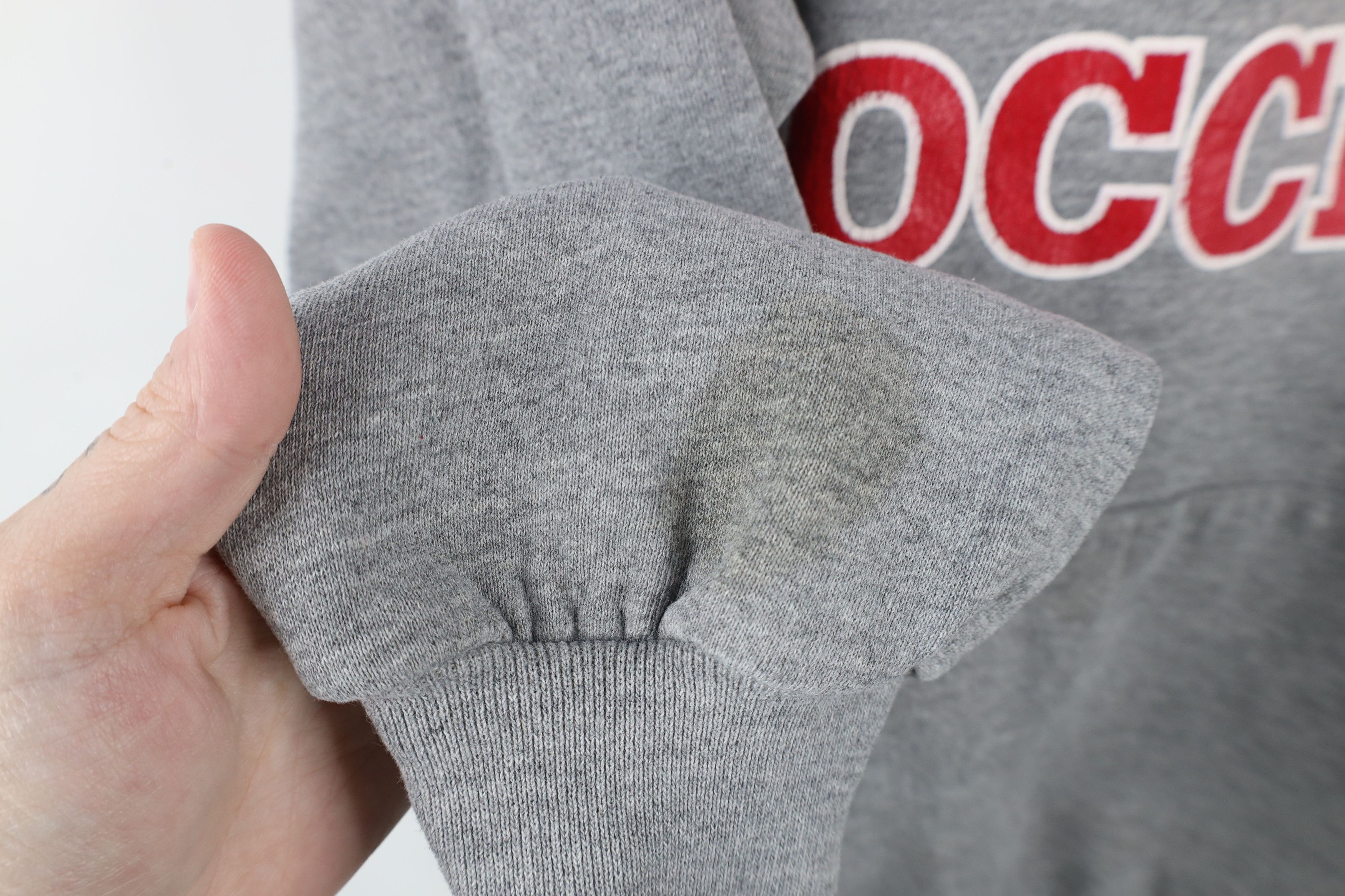 Russell Athletic × Vintage Vintage 90s Russell Athletic Soccer Hoodie Sweatshirt USA Size US L / EU 52-54 / 3 - 9 Thumbnail