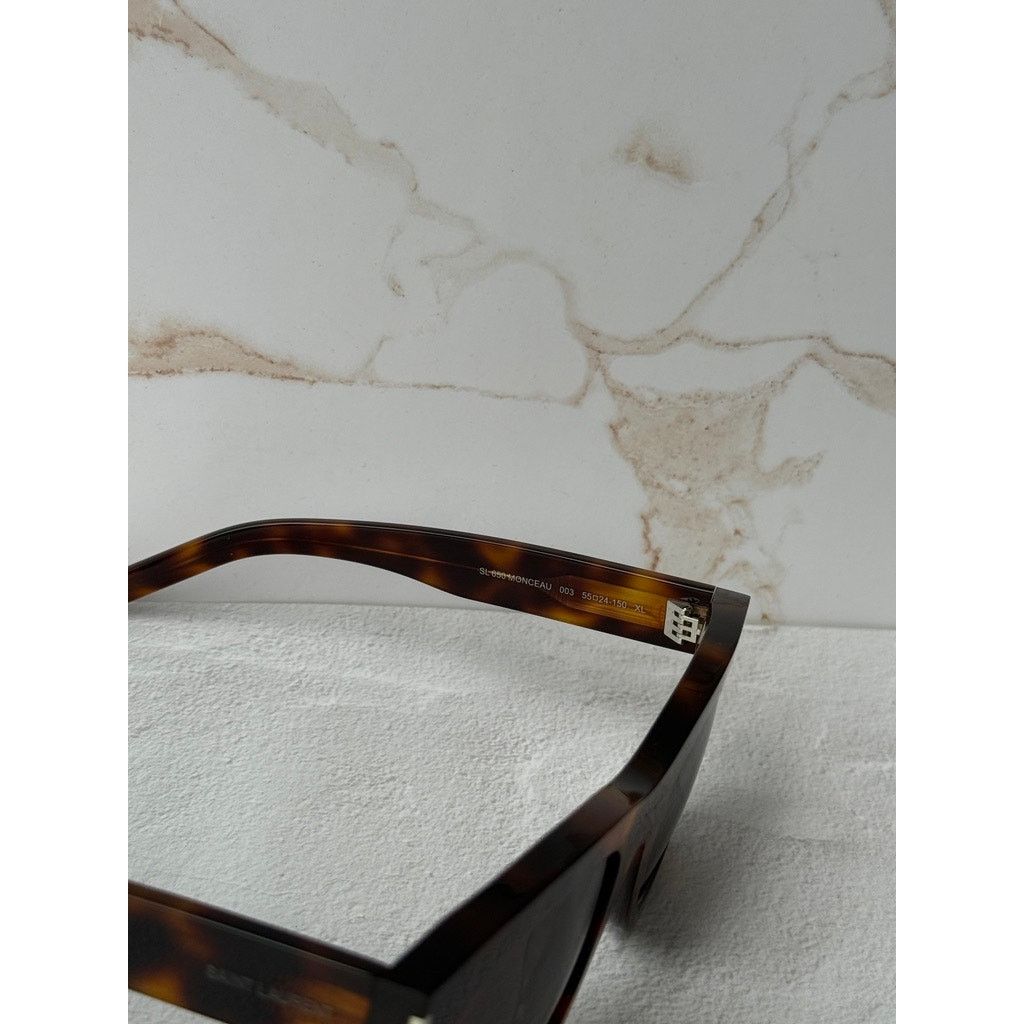 Saint Laurent Paris NEW Saint Laurent SL650 Monceau Brown Unisex Sunglasses Size ONE SIZE - 6 Thumbnail