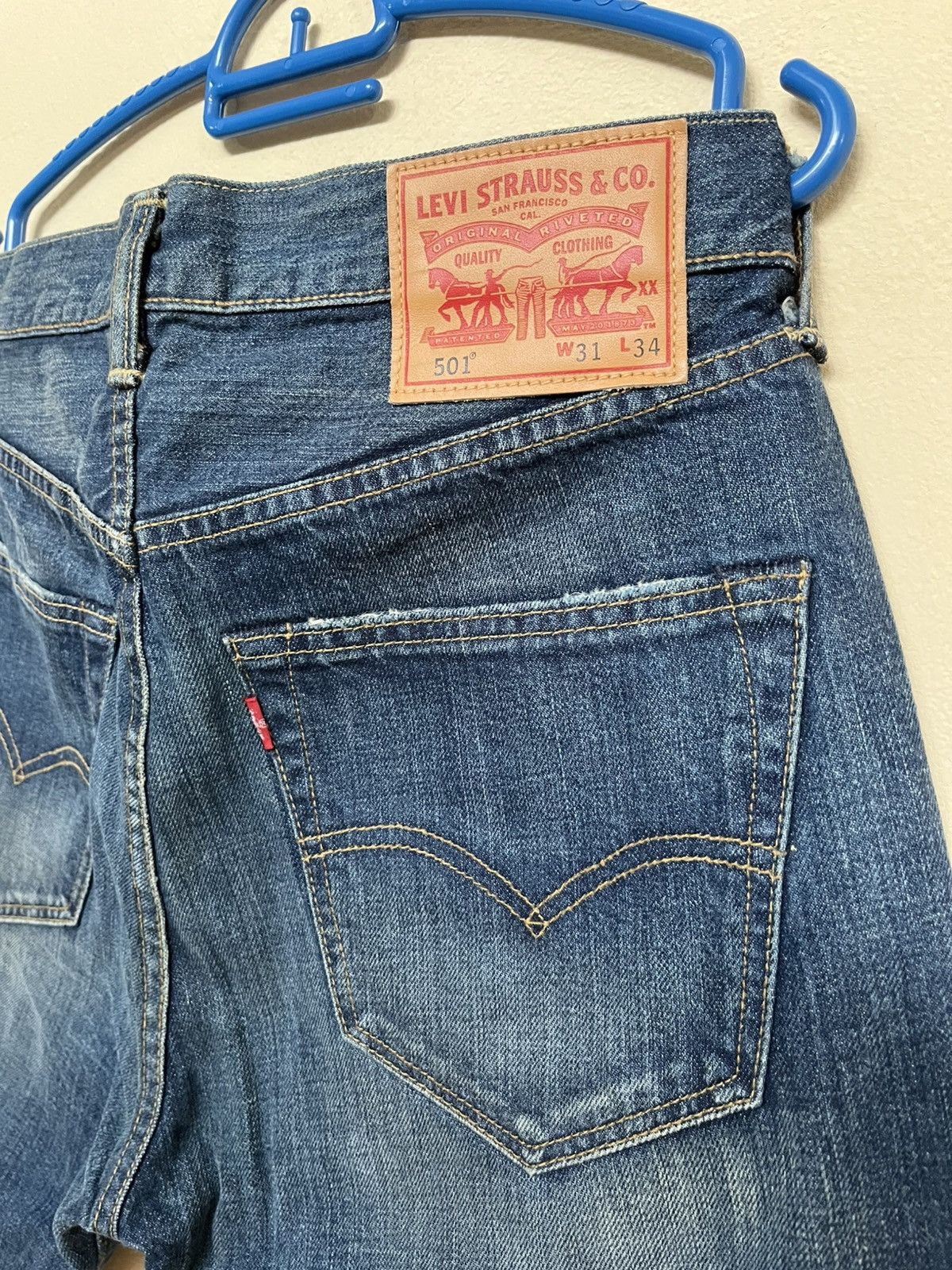 Levi's × Levi's Vintage Clothing × Vintage Vintage LEVIS 501 DENIM Jeans Tag Size W31 L34 Size US 31 - 12 Thumbnail