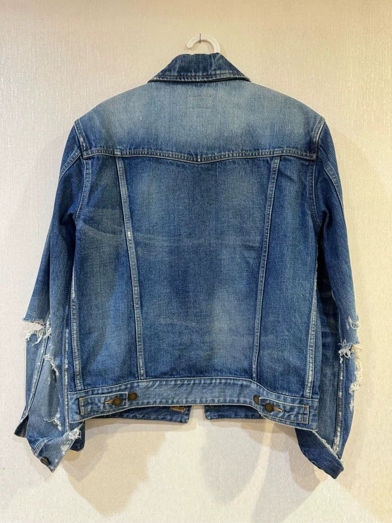 Saint Laurent Paris Saint Laurent Paris Washed ripped denim jacket-2506 Size US S / EU 44-46 / 1 - 2 Thumbnail
