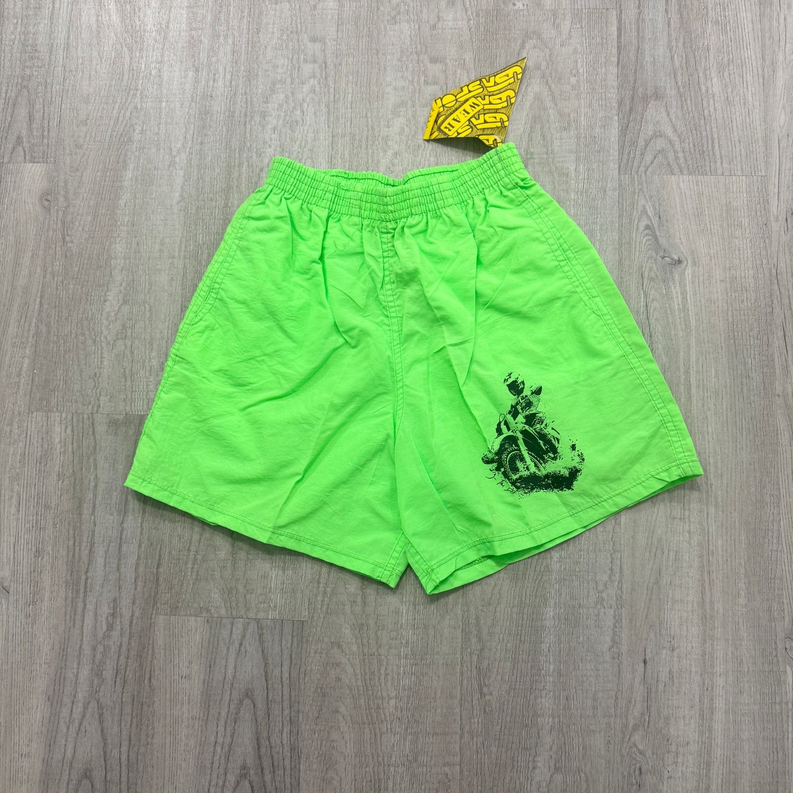 Vintage NEW Vintage USA Sport Surf Shorts Mens Small Green 80s Size US 26 / EU 42 - 1 Thumbnail