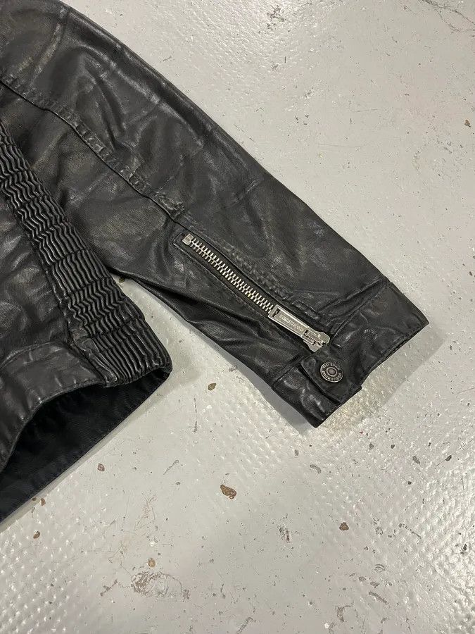 Dsquared2 AW2015 Dsquared2 Biker Waxed Black Jacket Size US M / EU 48-50 / 2 - 8 Thumbnail