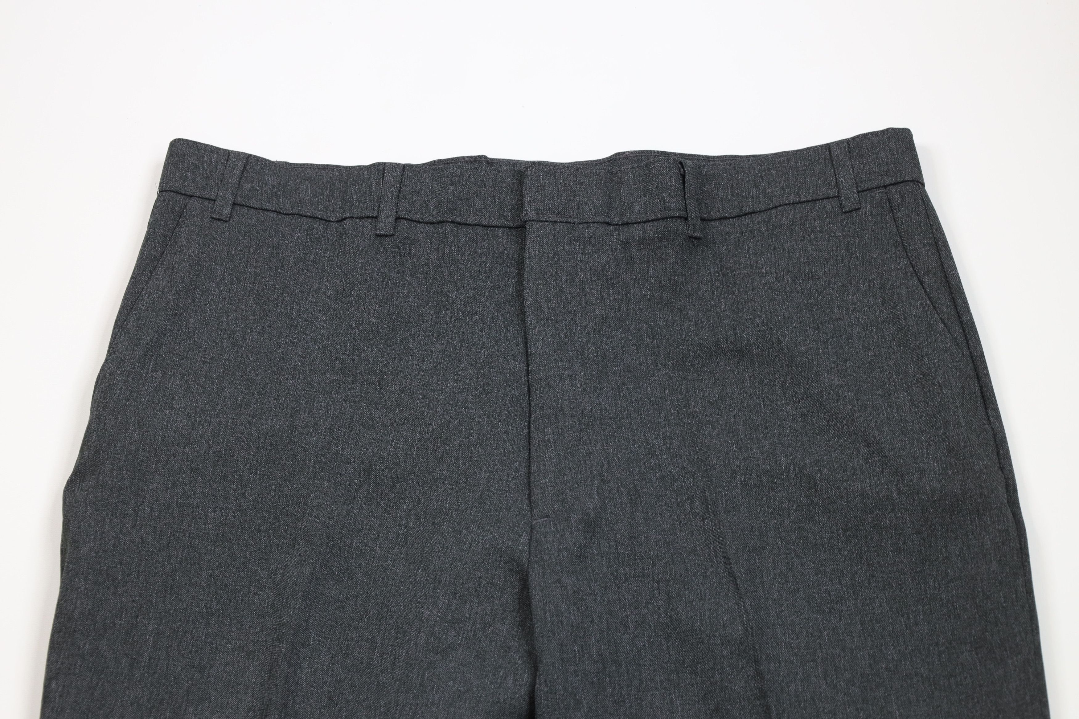 Levi's × Vintage Vintage 90s Levis Knit Flared Wide Leg Chino Pants Dark Gray Size US 40 / EU 56 - 2 Thumbnail