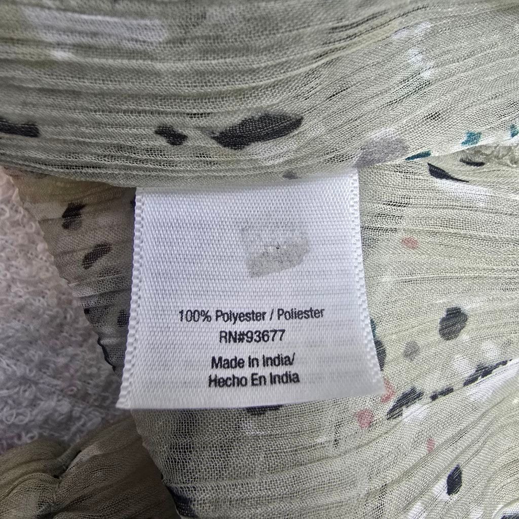 The Unbranded Brand Women's A.N.A. 1X Beige & Purple Paisley Blouse Size XL / US 12-14 / IT 48-50 - 7 Thumbnail