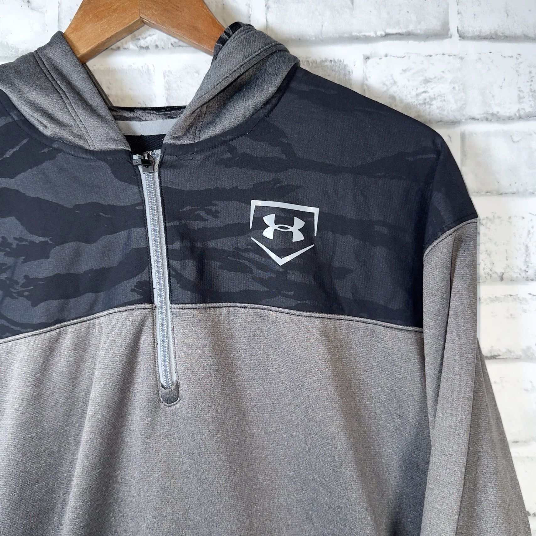 Under Armour Under Armour Loose Coolgear Gray Half-Zip Pullover Jacket Mens Size XL Size US XL / EU 56 / 4 - 2 Thumbnail