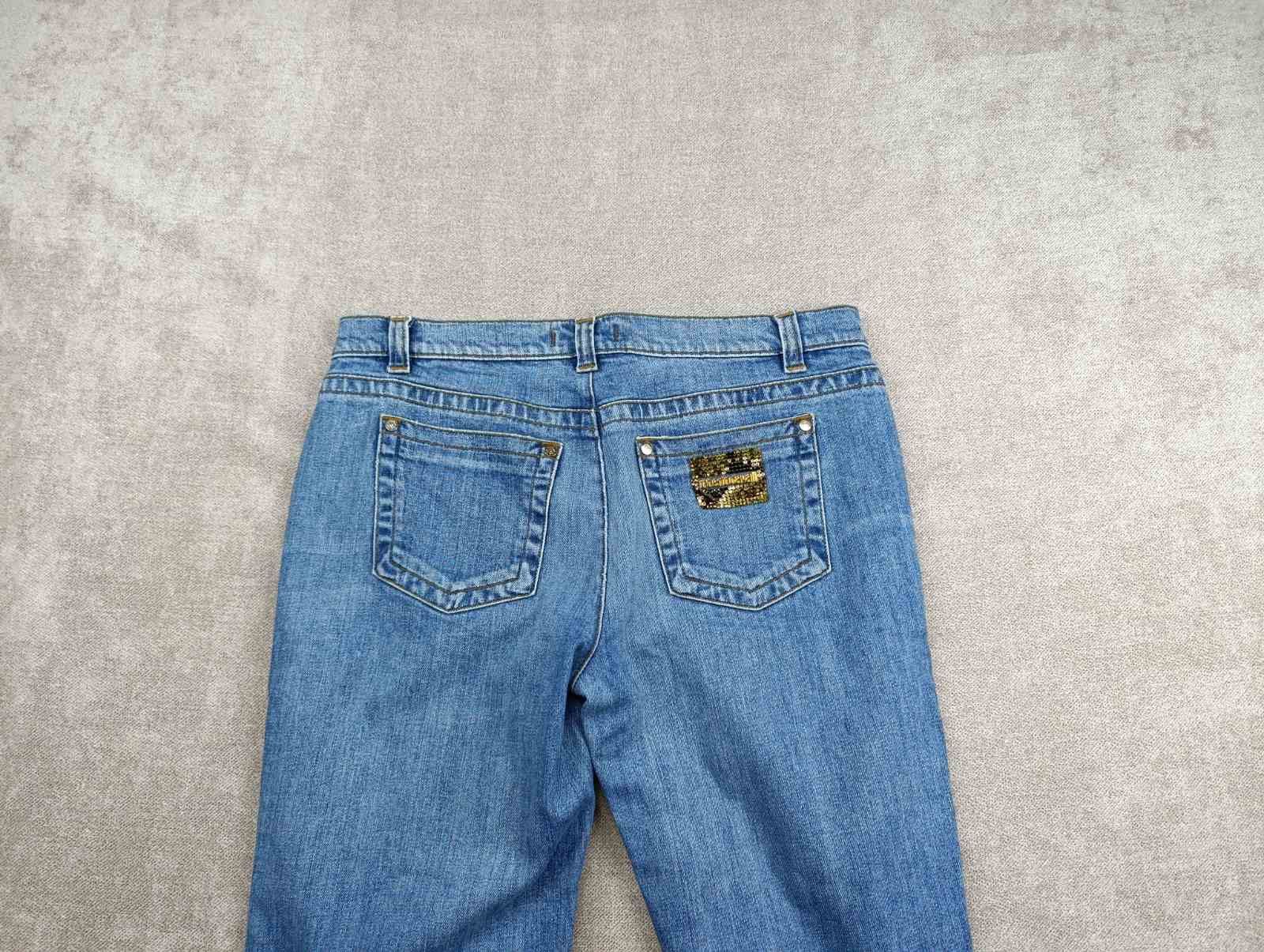Roberto Cavalli ROBERTO CAVALLI WOMENS 2007 DENIM JEANS PANTS Size 32" / US 10 / IT 46 - 2 Thumbnail