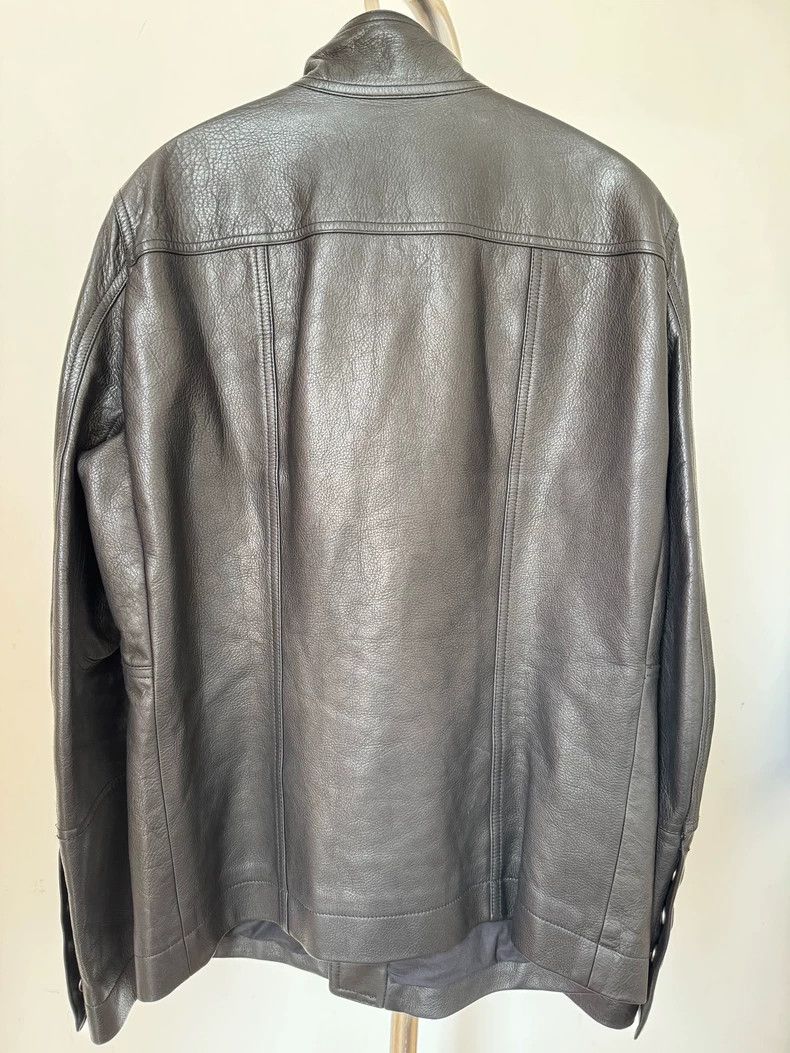 Rick Owens Rick Owens Black leather jacket Size US XXS / EU 40 - 3 Thumbnail