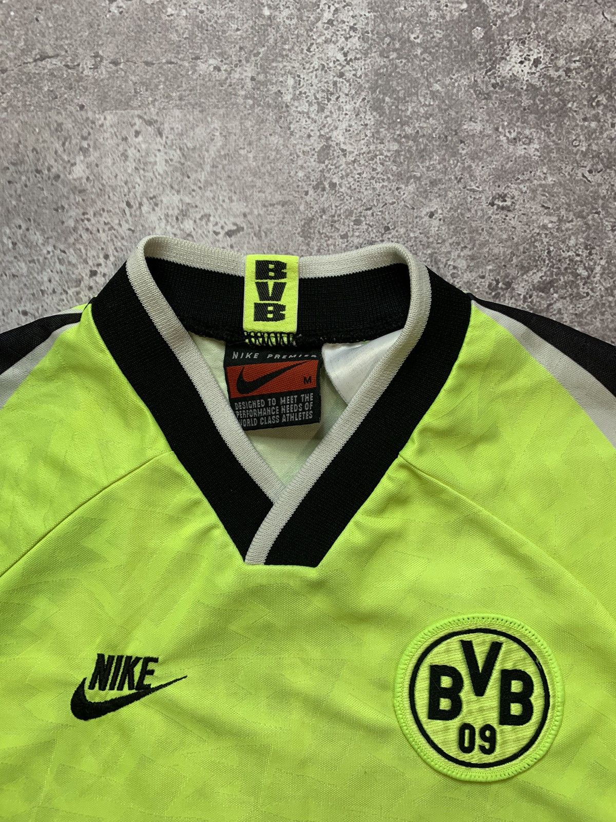 Nike × Vintage Vintage Nike Borussia Dortmund 1995-1996 Home Soccer Jersey Size US M / EU 48-50 / 2 - 5 Thumbnail