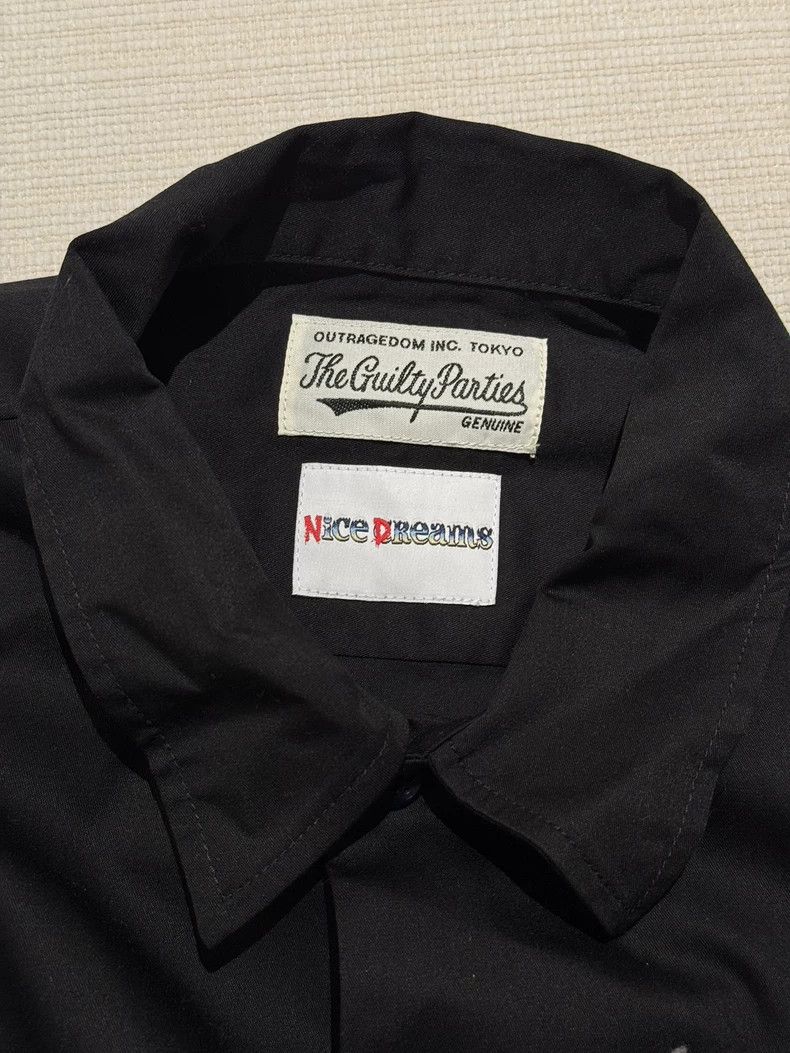 Wacko Maria Wacko maria Black Work Short Sleeve Shirt Size US XL / EU 56 / 4 - 3 Thumbnail