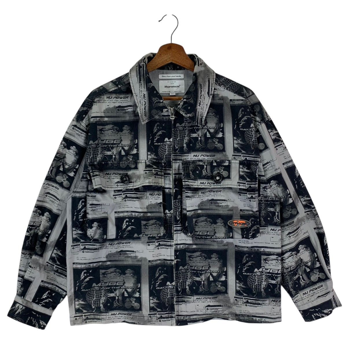 Vintage × Welcome Skateboards VINTAGE MYGREATECLAT SKATEBOARD FULL PRINTED JACKET Size US S / EU 44-46 / 1 - 1 Thumbnail