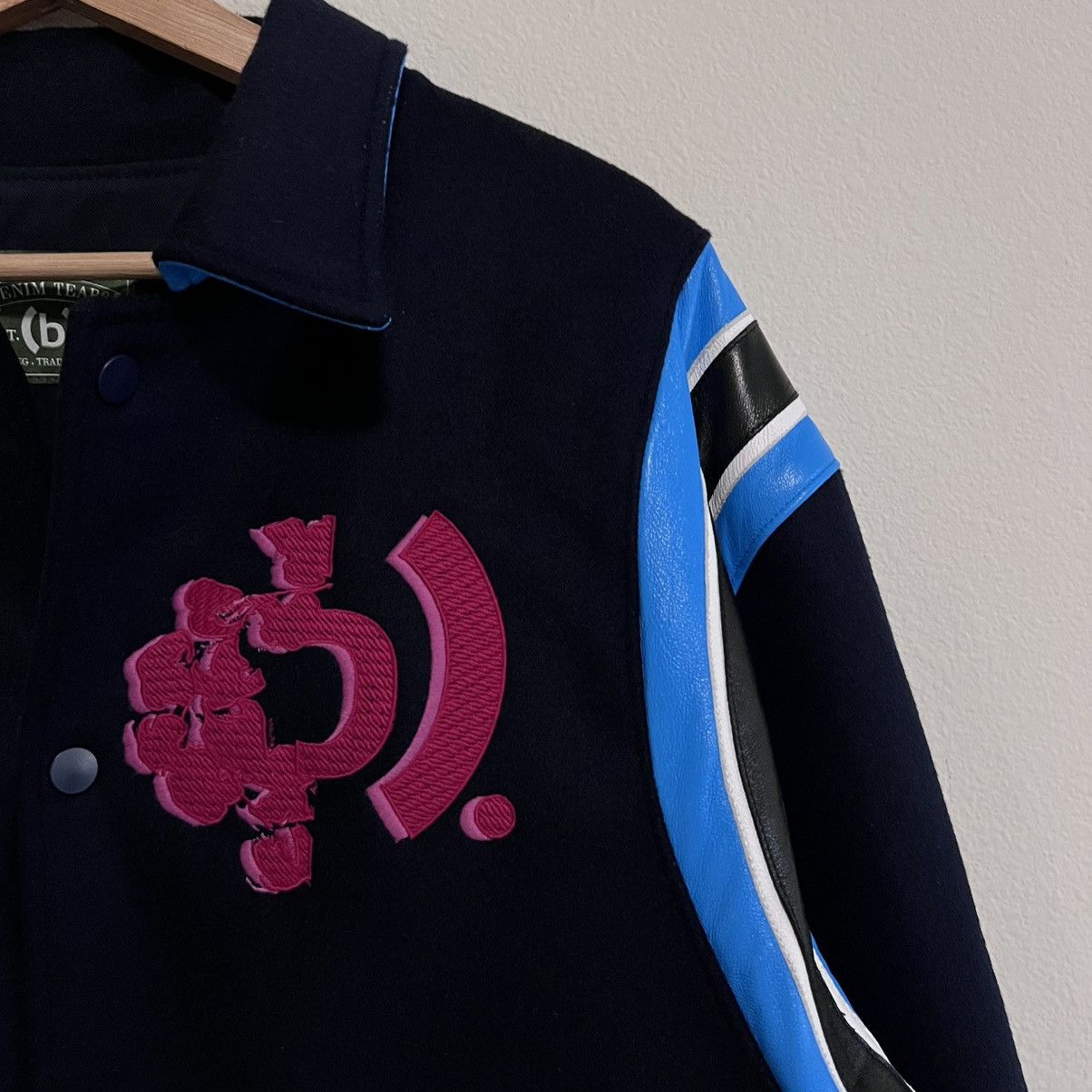 (B).Stroy × DENIM TEARS bstroy x denim tears varsity jacket Size US XXL / EU 58 / 5 - 3 Thumbnail