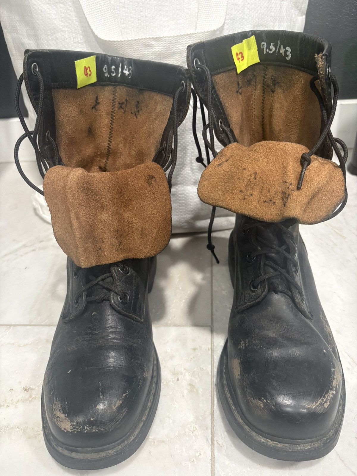 Vintage Rare 50s Korean War US Combat Guidi Style Boots