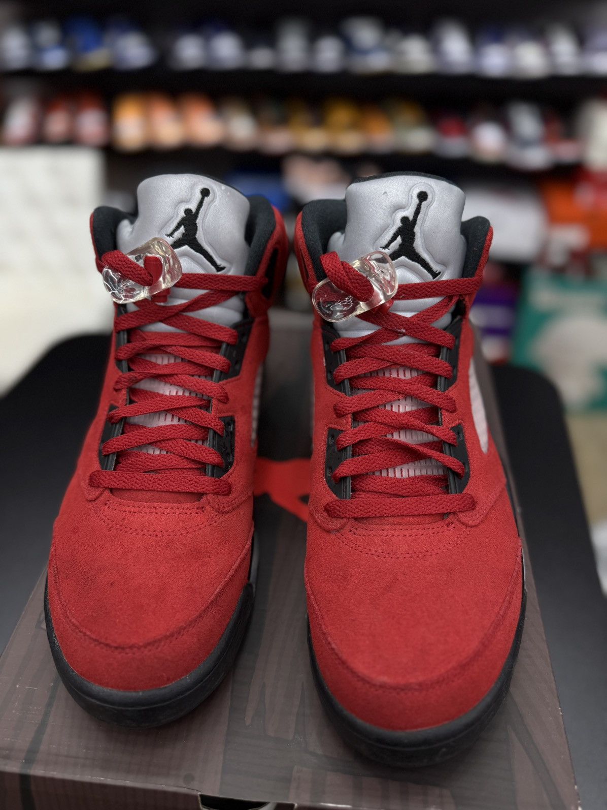 Nike Jordan 5 Raging Bulls Size 10.5 (DD0587-600) 🧼 Size US 10.5 / EU 43-44 - 5 Thumbnail