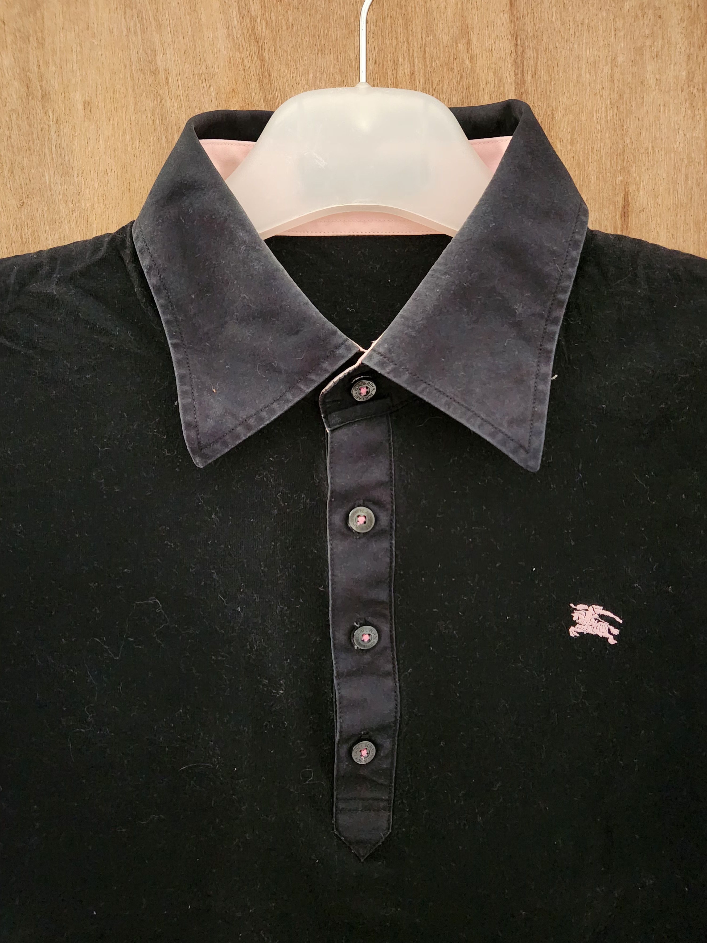 Burberry Burberry Black Polo Shirt Size US M / EU 48-50 / 2 - 3 Thumbnail