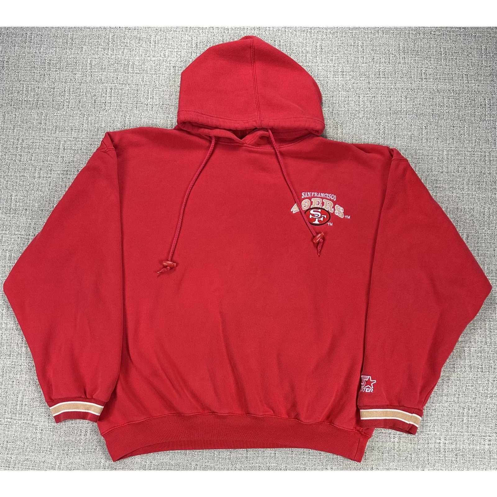 Starter Vintage San Francisco 49ers Hoodie Pro Line Mens XL Starter Size US XL / EU 56 / 4 - 2 Thumbnail
