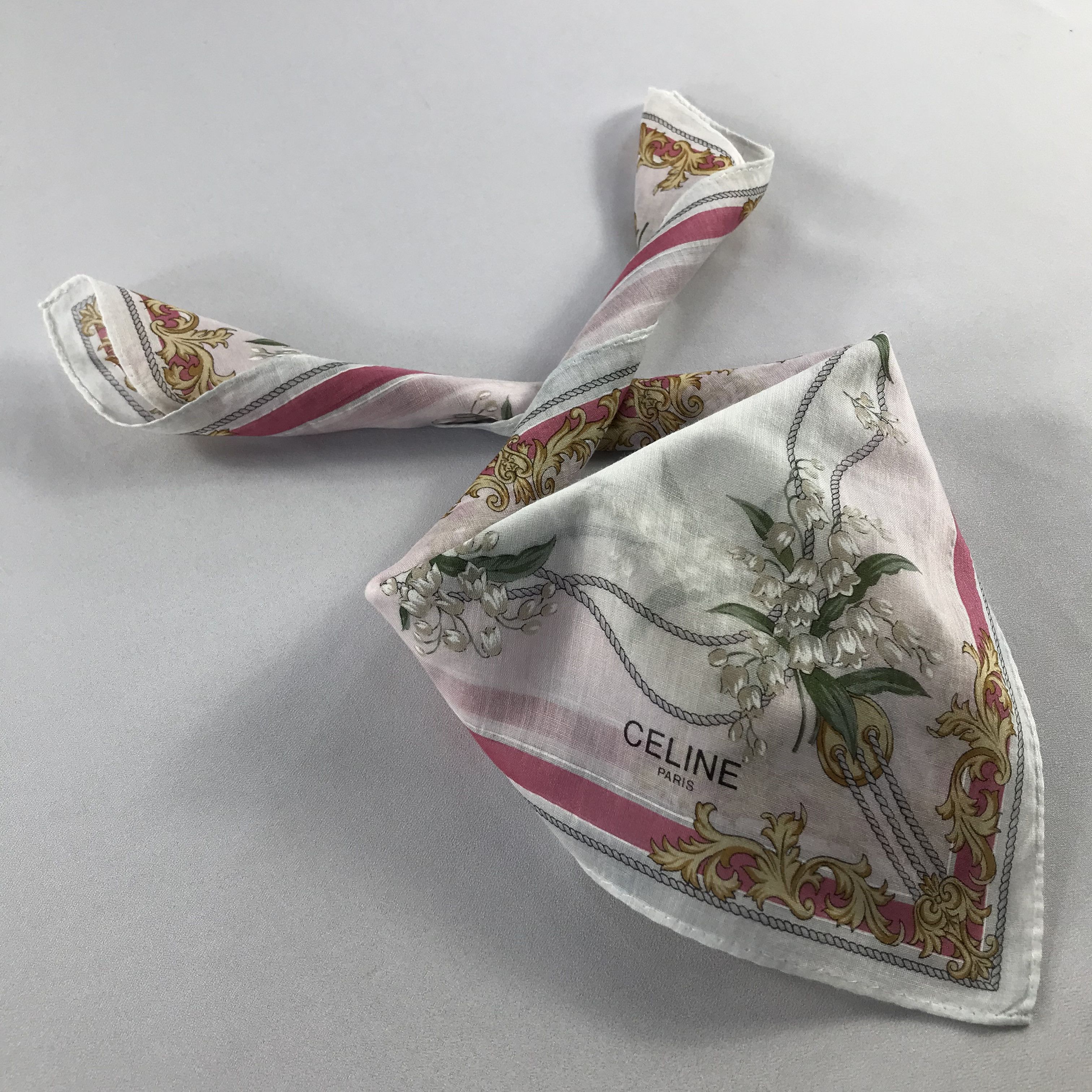 Celine Celine Handkerchief / Bandana / Neckerchief C720 Size ONE SIZE - 2 Thumbnail