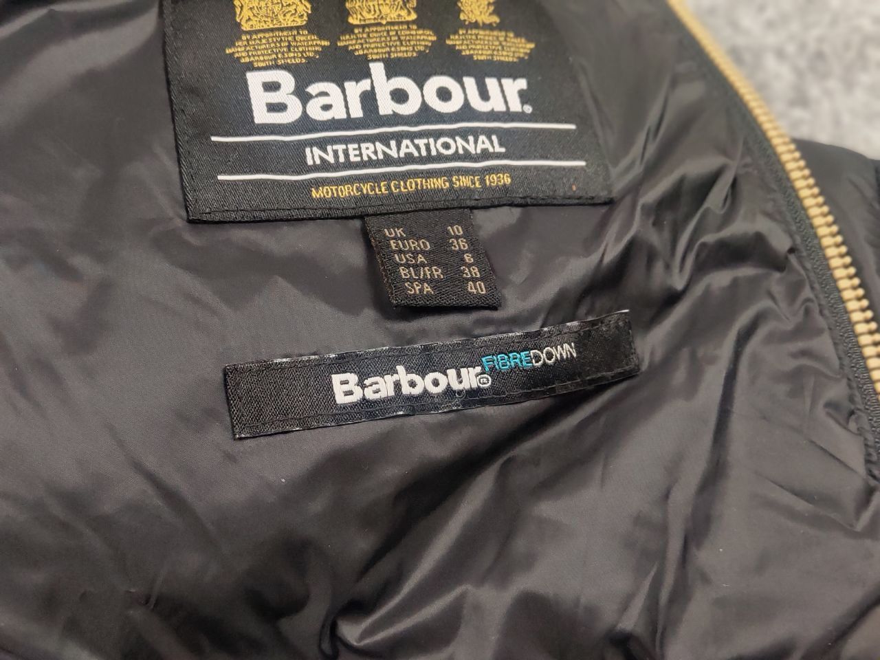 Barbour Barbour International Womens Gauge Quilted Bomber Jacket Size L / US 10 / IT 46 - 15 Thumbnail