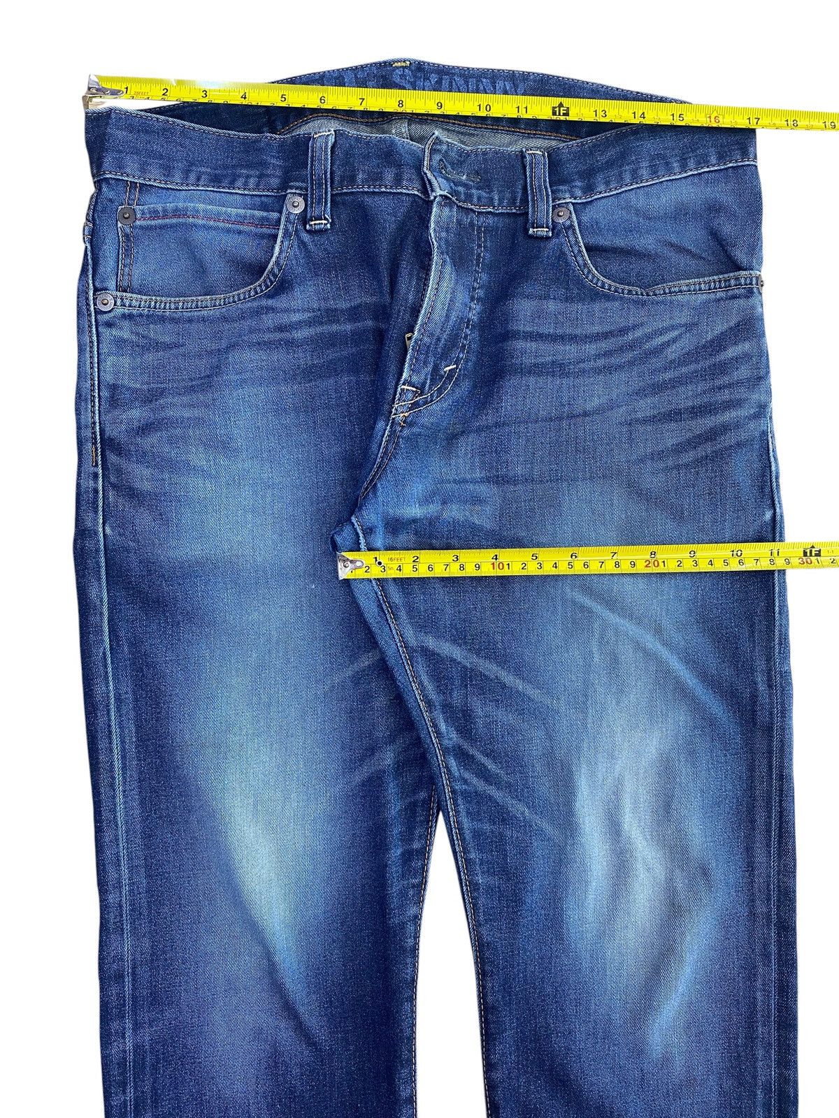 Edwin Edwin Blue Trip Whiskers Faded Wash Style Soft Jeans Size US 34 / EU 50 - 5 Thumbnail
