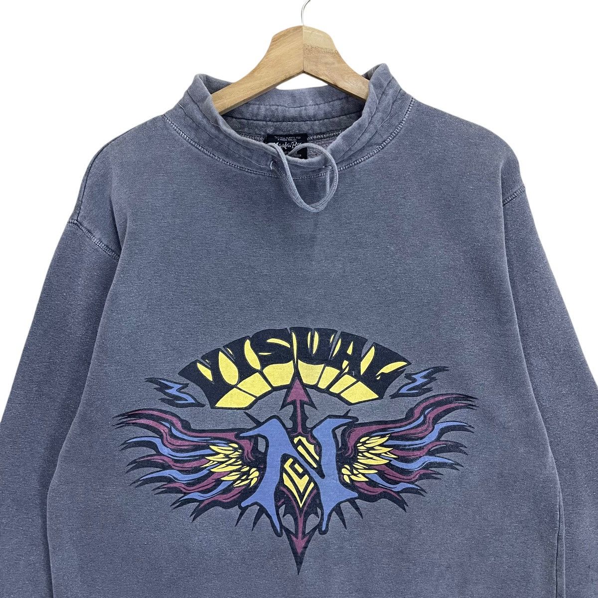 Japanese Brand Vintage 90s ShadowBoys Big Logo Turtleneck Sweatshirt Size US M / EU 48-50 / 2 - 4 Thumbnail