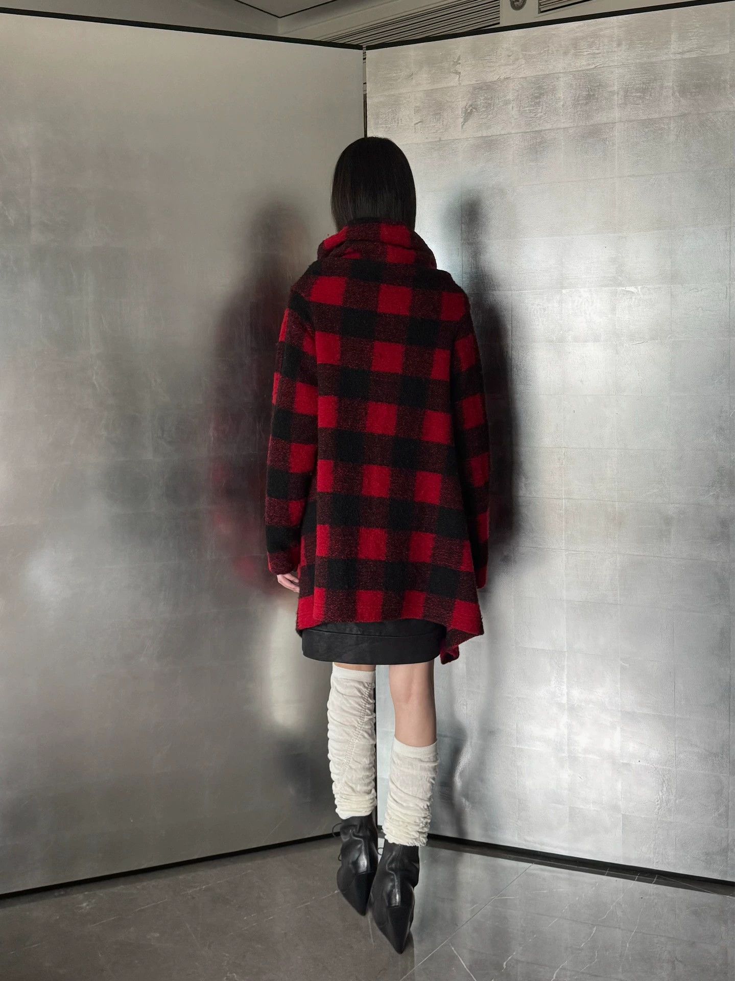 Vivienne Westwood VW Wool Check Convertible Collar Jacket Size 40 Size S / US 4 / IT 40 - 8 Thumbnail