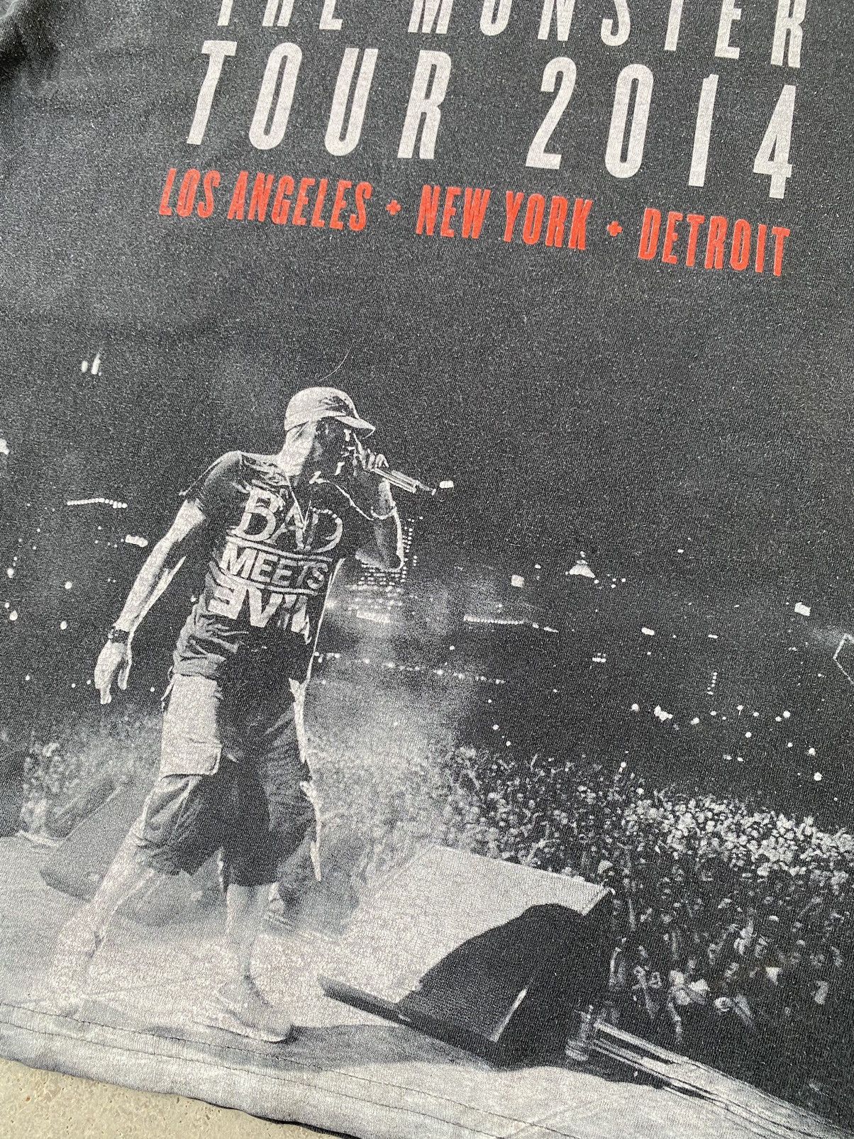 Eminem 2010s Eminem The Monster Tour Rap Tee Size US L / EU 52-54 / 3 - 4 Thumbnail