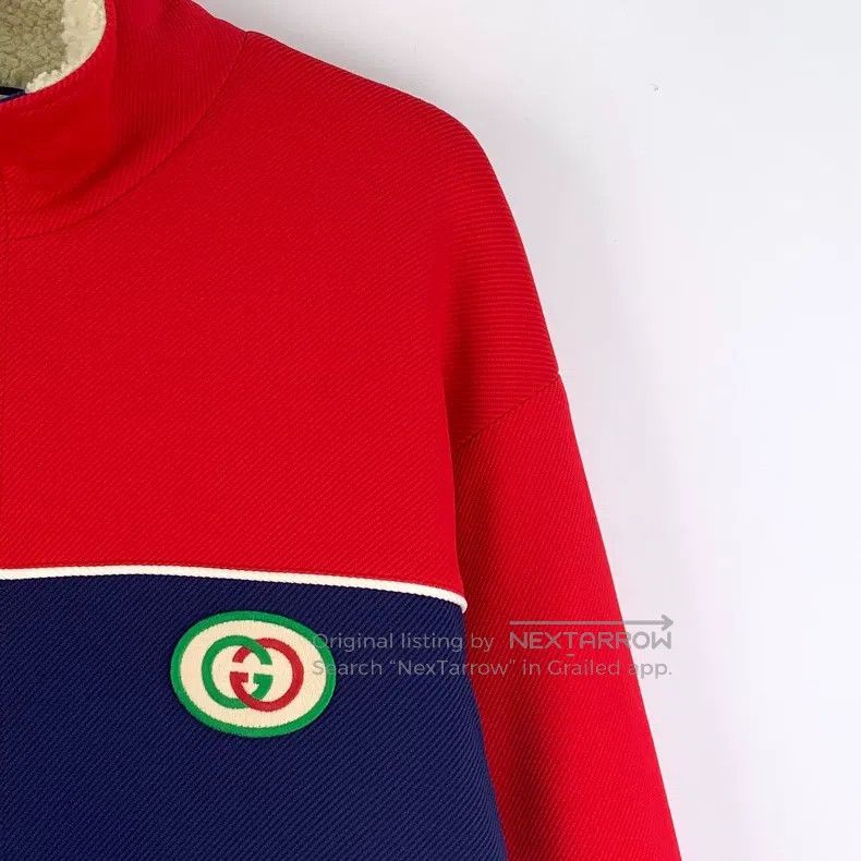 Other Gucci Colour block logo embroidery stand-up collar zipper Size US S / EU 44-46 / 1 - 3 Thumbnail