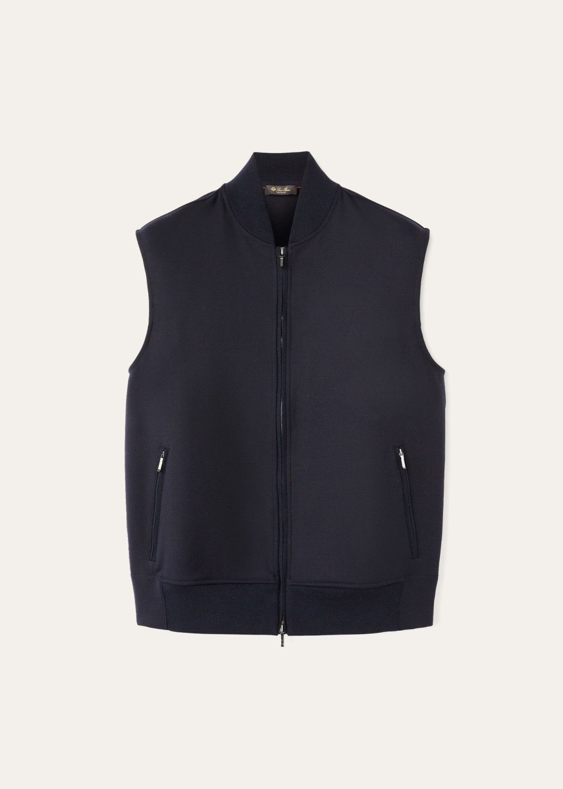 o1srvl11e1224 Holburn Double Wool Vest in Navy Blue