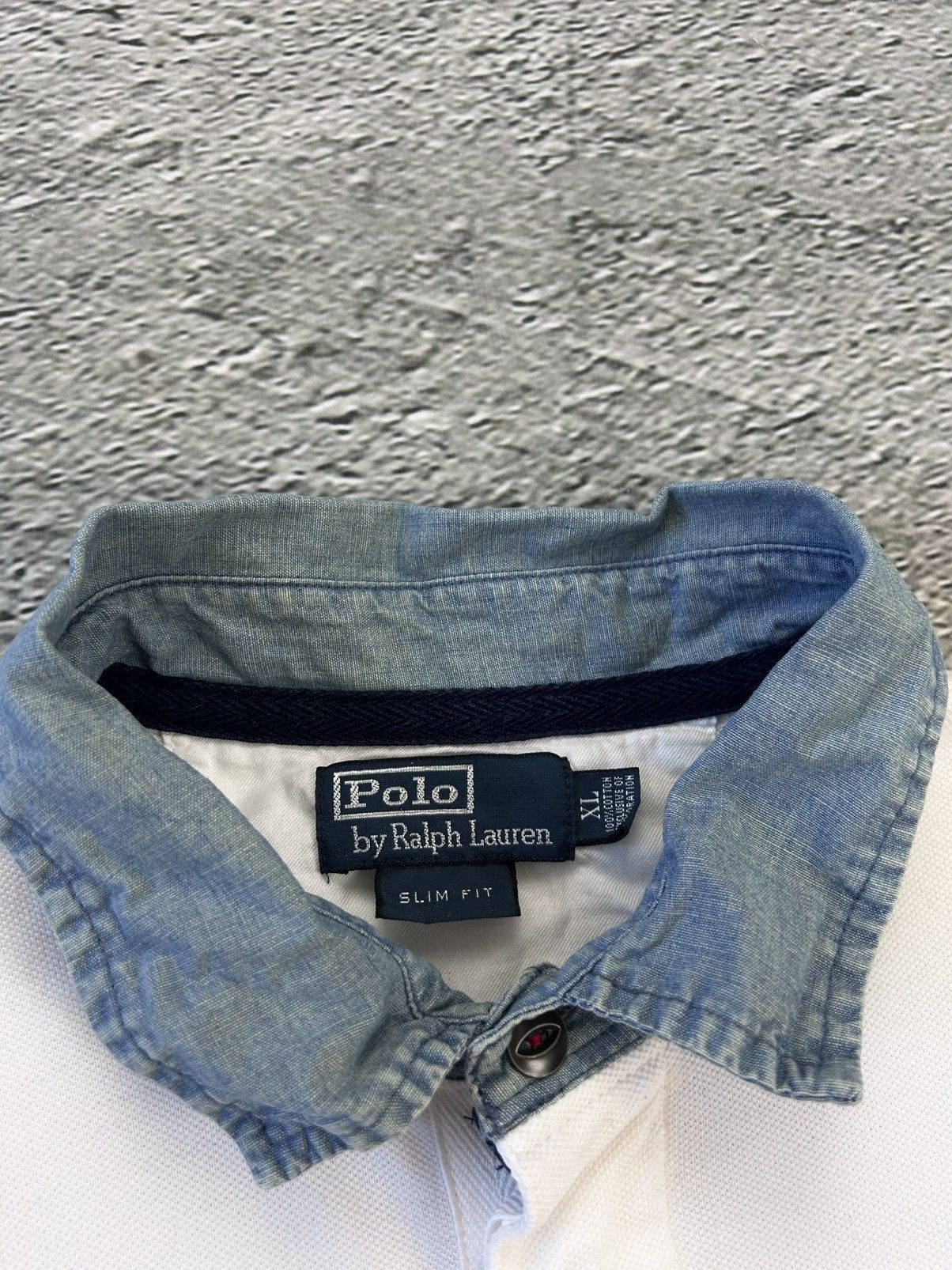 Ralph Lauren Chief Keef Polo Ralph Lauren vintage white big pony Size US XL / EU 56 / 4 - 2 Thumbnail