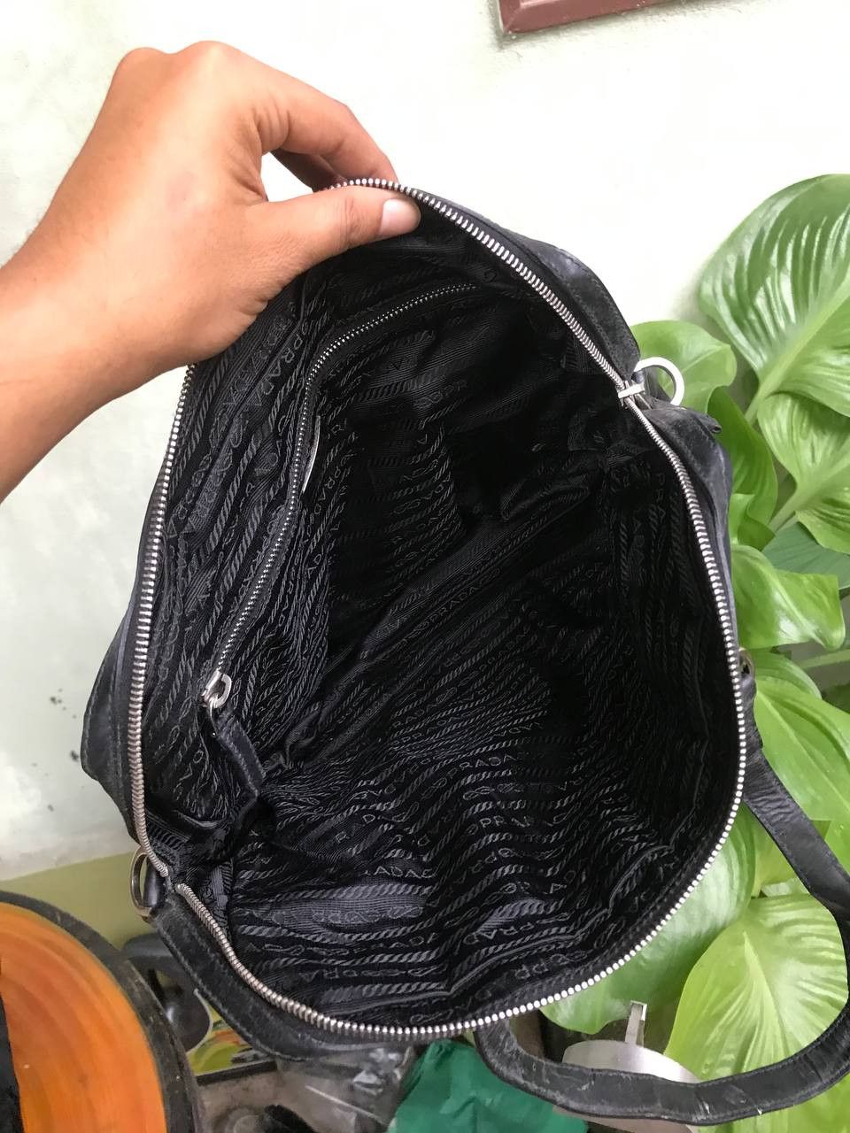 Prada × Vintage Vintage Prada Tessuto Satchel Size ONE SIZE - 7 Thumbnail