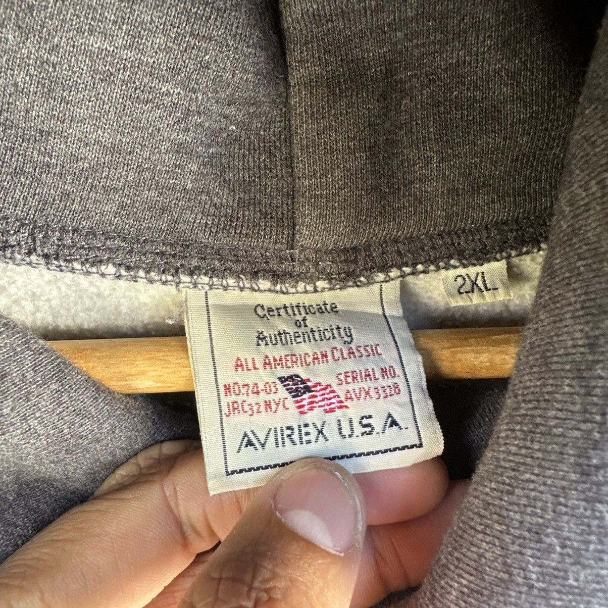 Avirex Avirex Spellout Hoodie Size US XXL / EU 58 / 5 - 7 Thumbnail