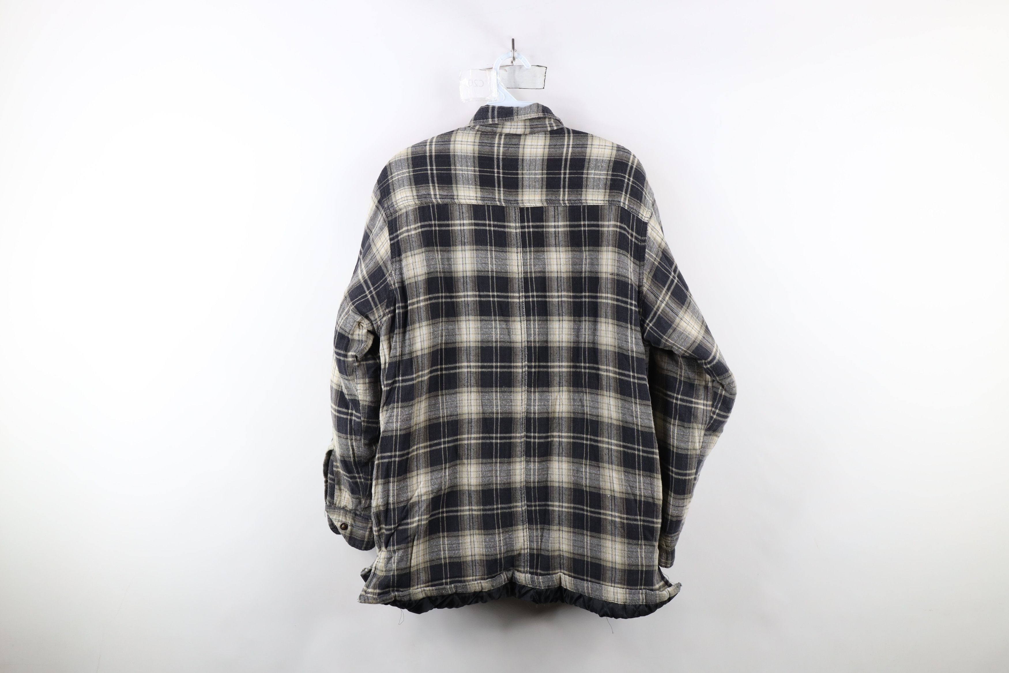 Vintage Vintage 90s Y2K Streetwear Flannel Button Shirt Jacket Size US M / EU 48-50 / 2 - 12 Thumbnail