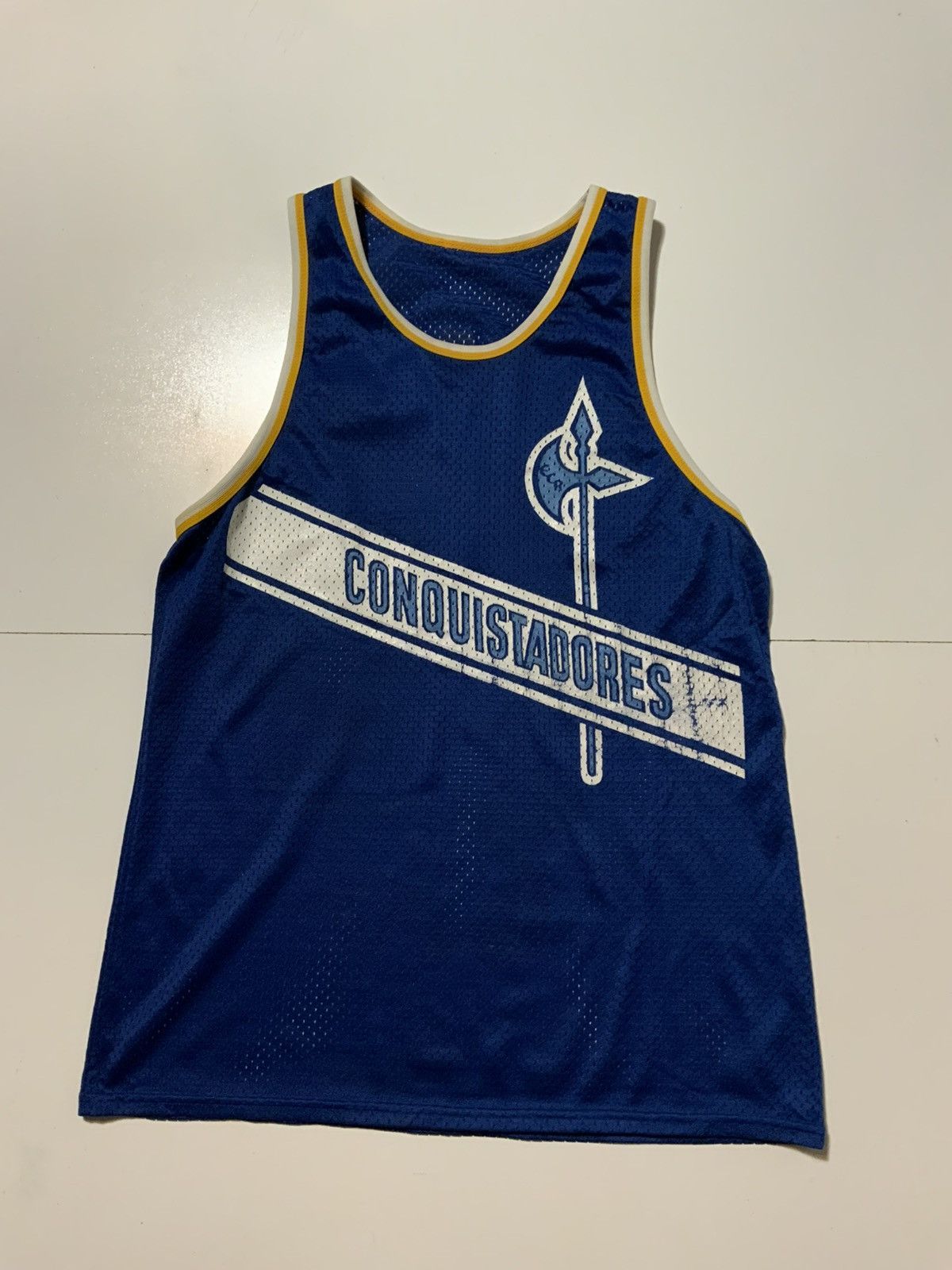 Vintage VTG 70s 80s ECR El Camino Real Conquistadores Track Jersey Size US S / EU 44-46 / 1 - 1 Thumbnail