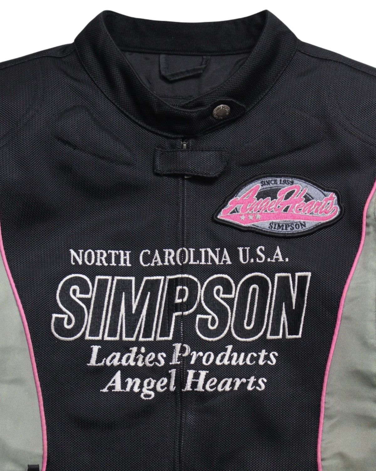 Vintage 2000S SIMPSON ANGELHEARTS LADIES PRODUCT RACING JACKET Size US L / EU 52-54 / 3 - 6 Thumbnail