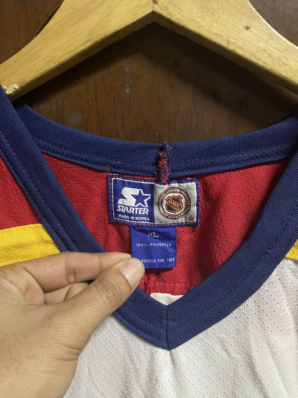 Vintage Vintage Florida Panthers Starter NHL Hockey Jersey 90s White Size US XXL / EU 58 / 5 - 9 Thumbnail
