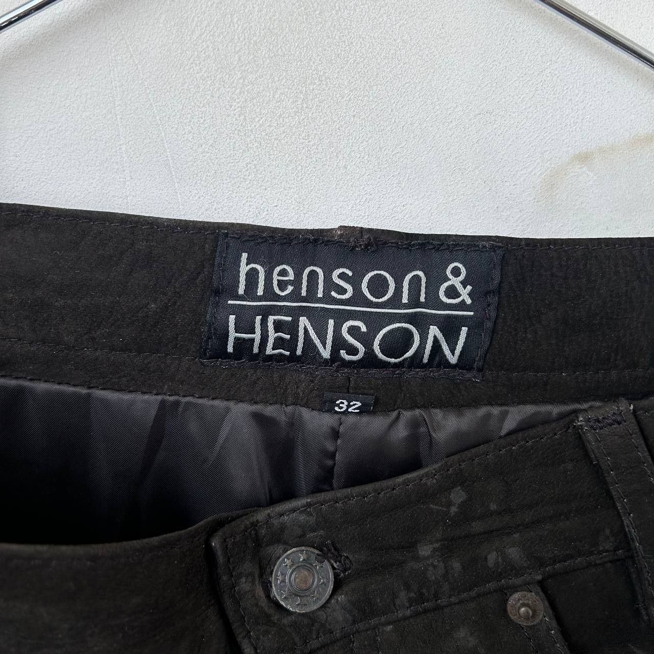 Henson Henson Leather pant #1323 Size US 32 / EU 48 - 3 Thumbnail