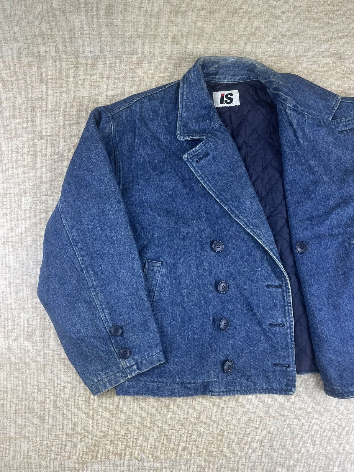 Issey Miyake × Vintage VTG ISSEY MIYAKE (I.S) Tsumori Chisato Double Breast Denim Size US L / EU 52-54 / 3 - 12 Thumbnail