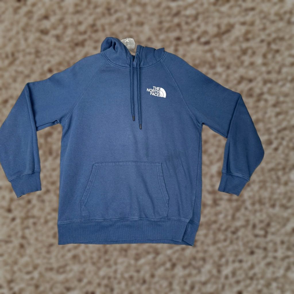 The North Face The North Face Hoodie Womens Medium Blue Pullover Activewear Cotton Blend Long Sleeve Size M / US 6-8 / IT 42-44 - 1 Thumbnail