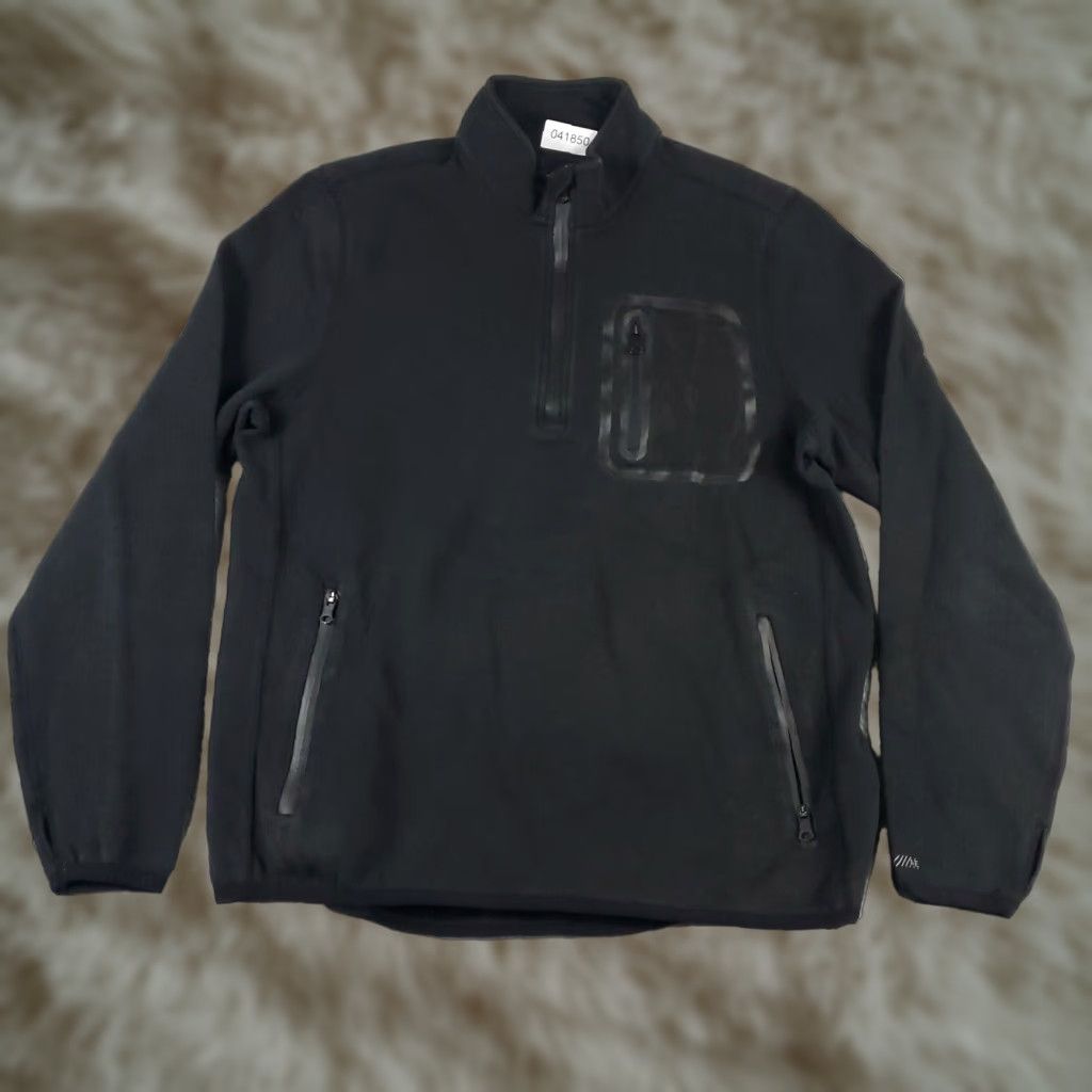 American Eagle Outfitters American Eagle Mens Large Black Sweater 1/4 Zip Up Pullover Sweatshirt Size US L / EU 52-54 / 3 - 1 Thumbnail