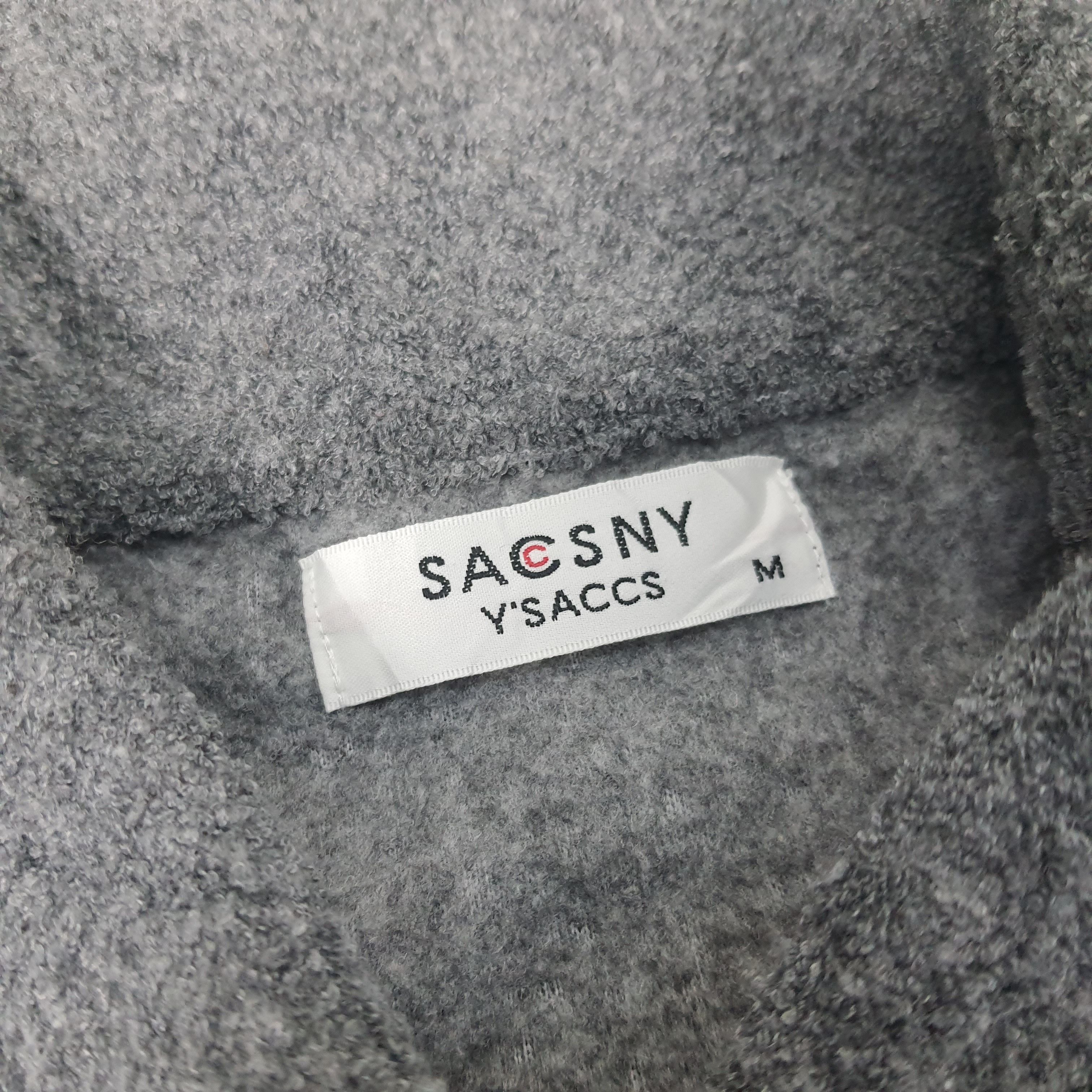 Japanese Brand × Yohji Yamamoto Vintage SACSNY Y'SACCS by Yohji Yamamoto Button Sweaters Size US M / EU 48-50 / 2 - 6 Thumbnail