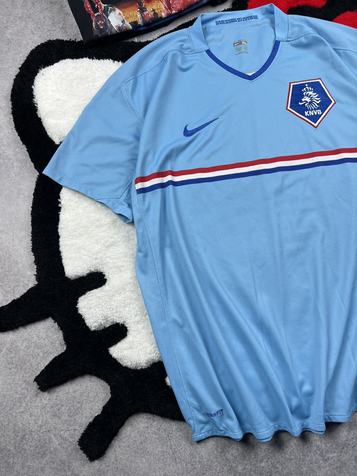 Nike Vintage Nike Netherlands 2008 Blockcore Y2K Soccer Jersey Size US XL / EU 56 / 4 - 2 Thumbnail